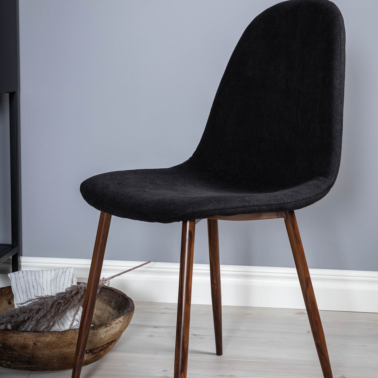 Spisegruppe Venture Home Plake med 4 Pobbie Stoler Polyester Rundt