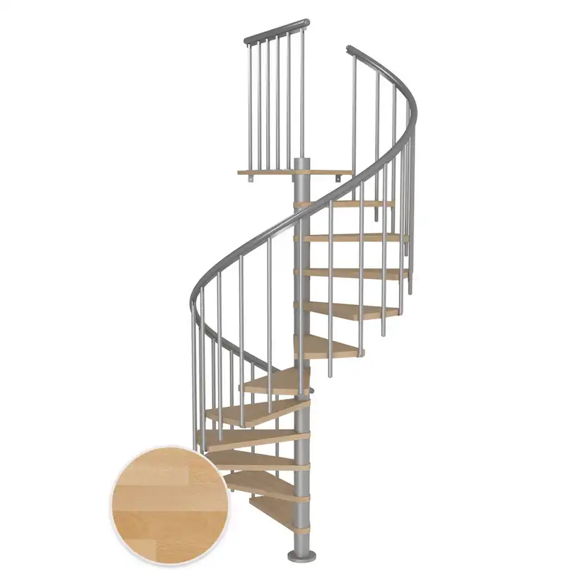 Spiraltrapp Dolle Montréal Bøk Oljet Classic 3