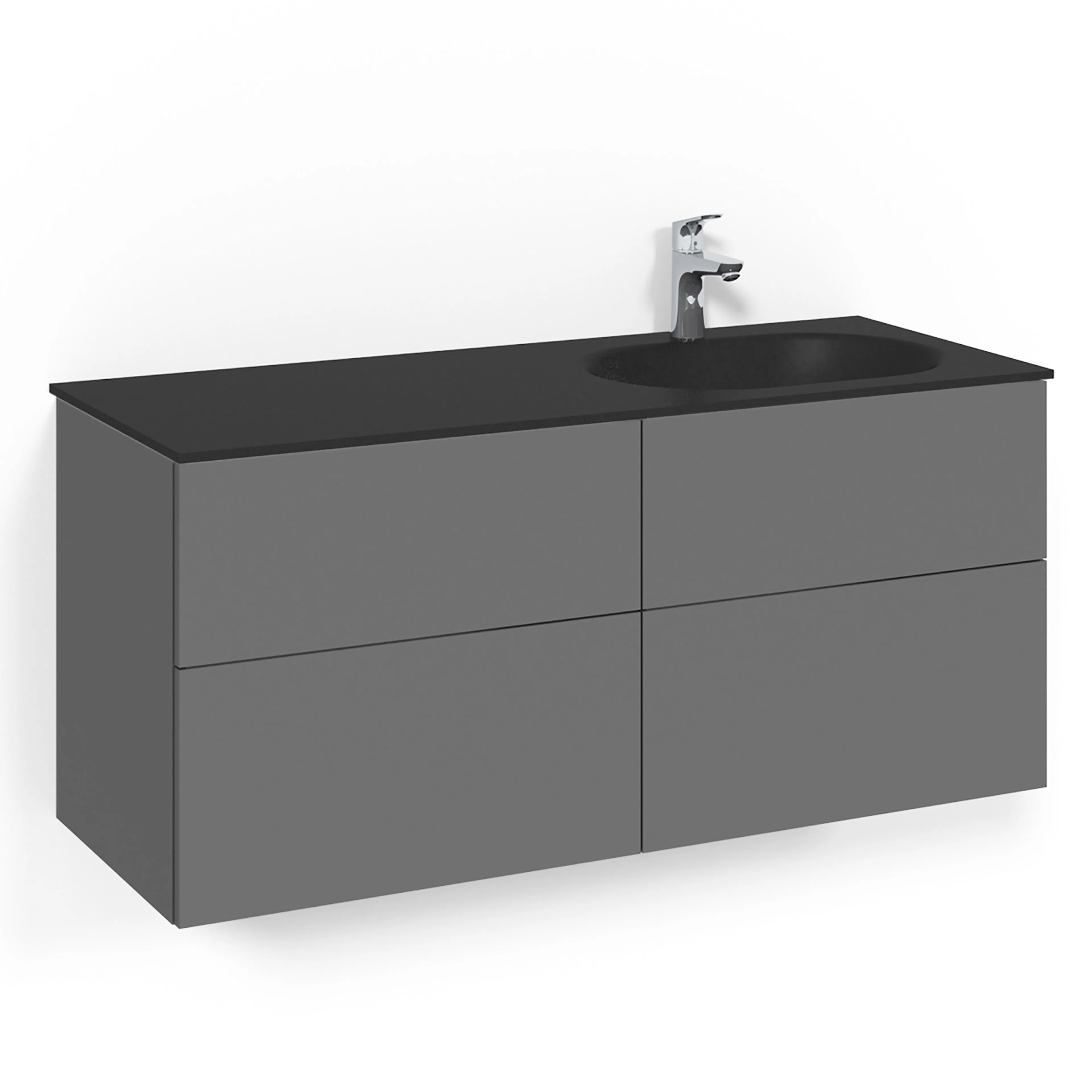 Servantskap Macro Design Crown Push Open med Glasservant