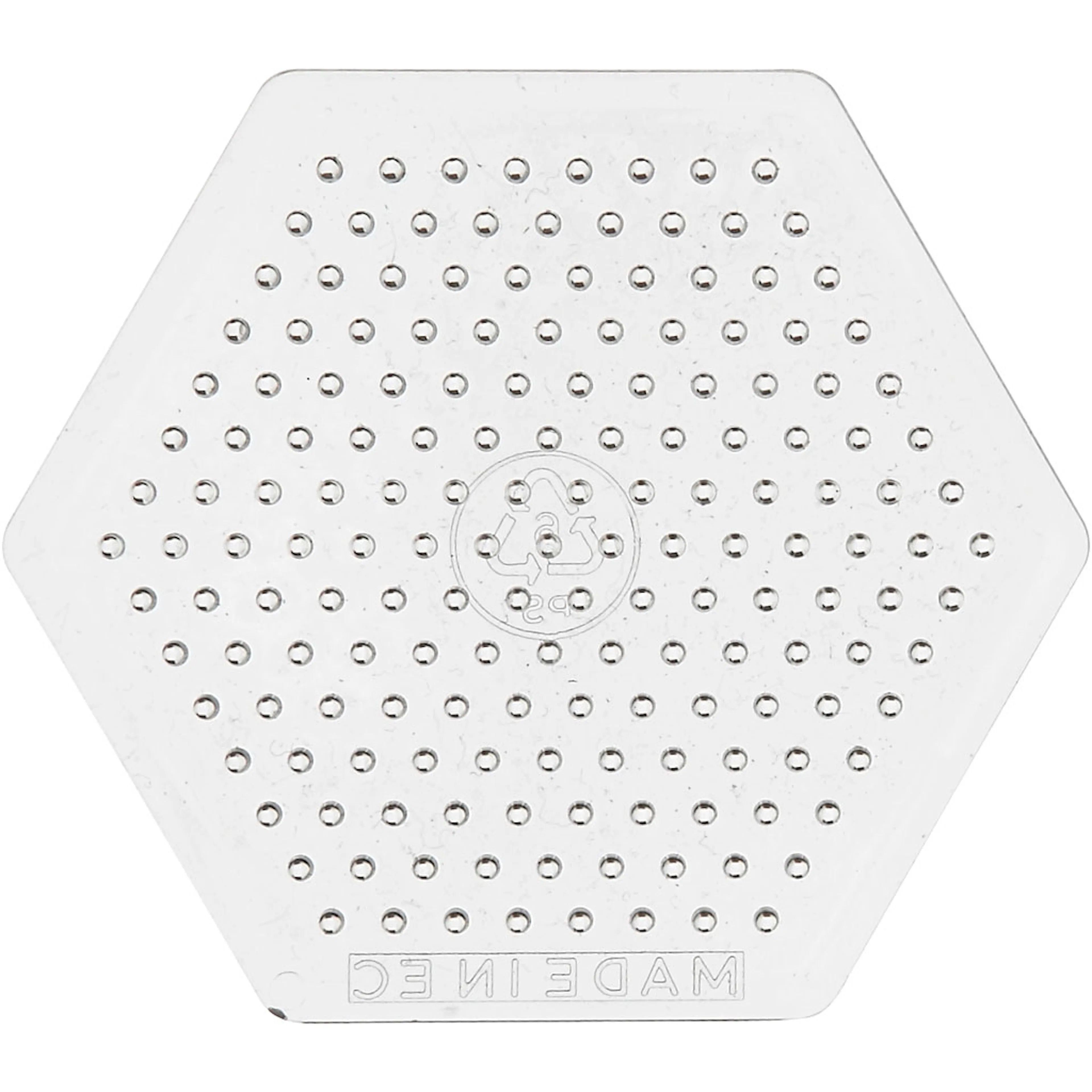 Perleplate Creativ Company 6-kantet 1 stk