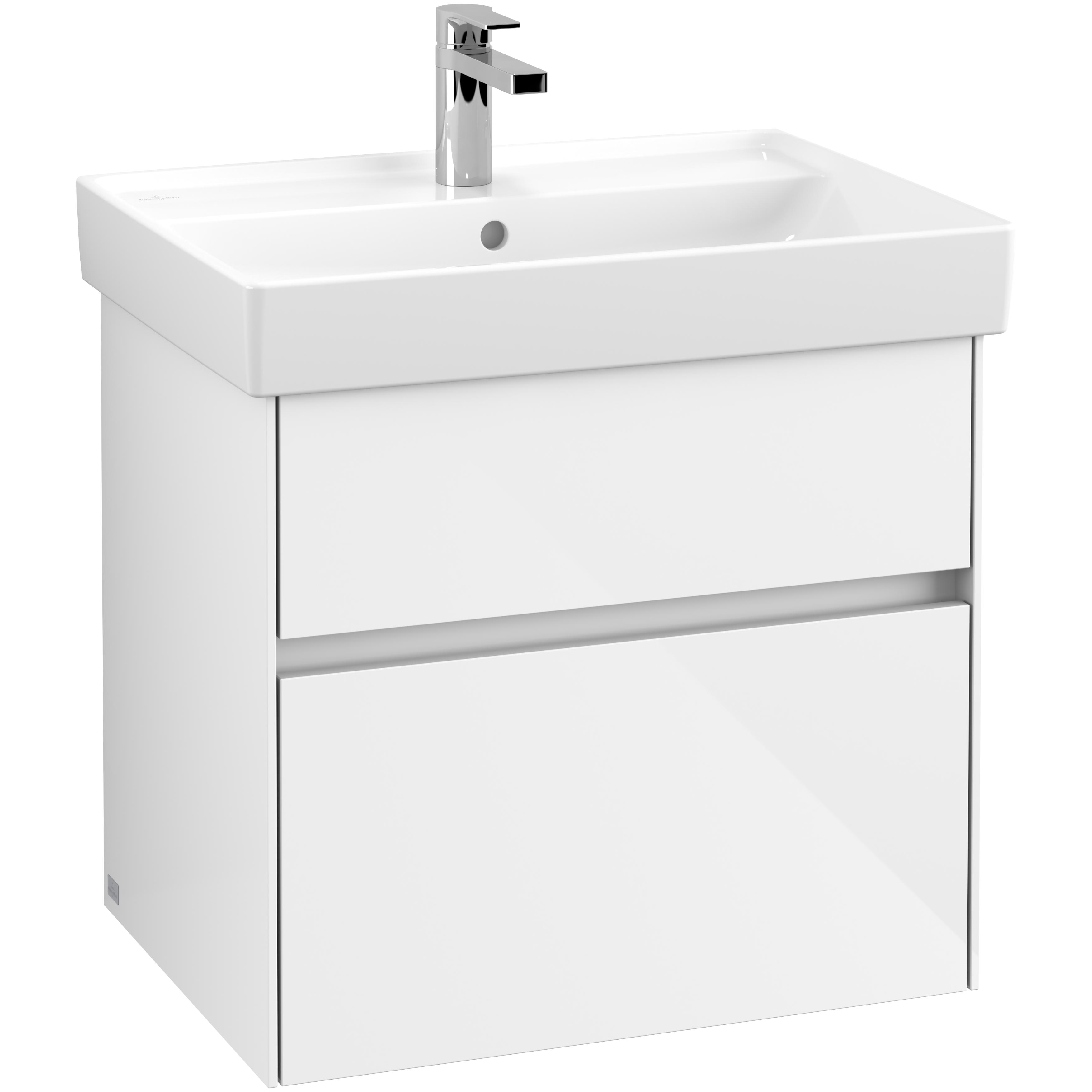 Tvättställsskåp Villeroy & Boch Collaro med 2 Lådor för Inbyggt Tvättställ | badrum - badrumsmobler - tvattstallsskap-och-kommod | KakelKungen