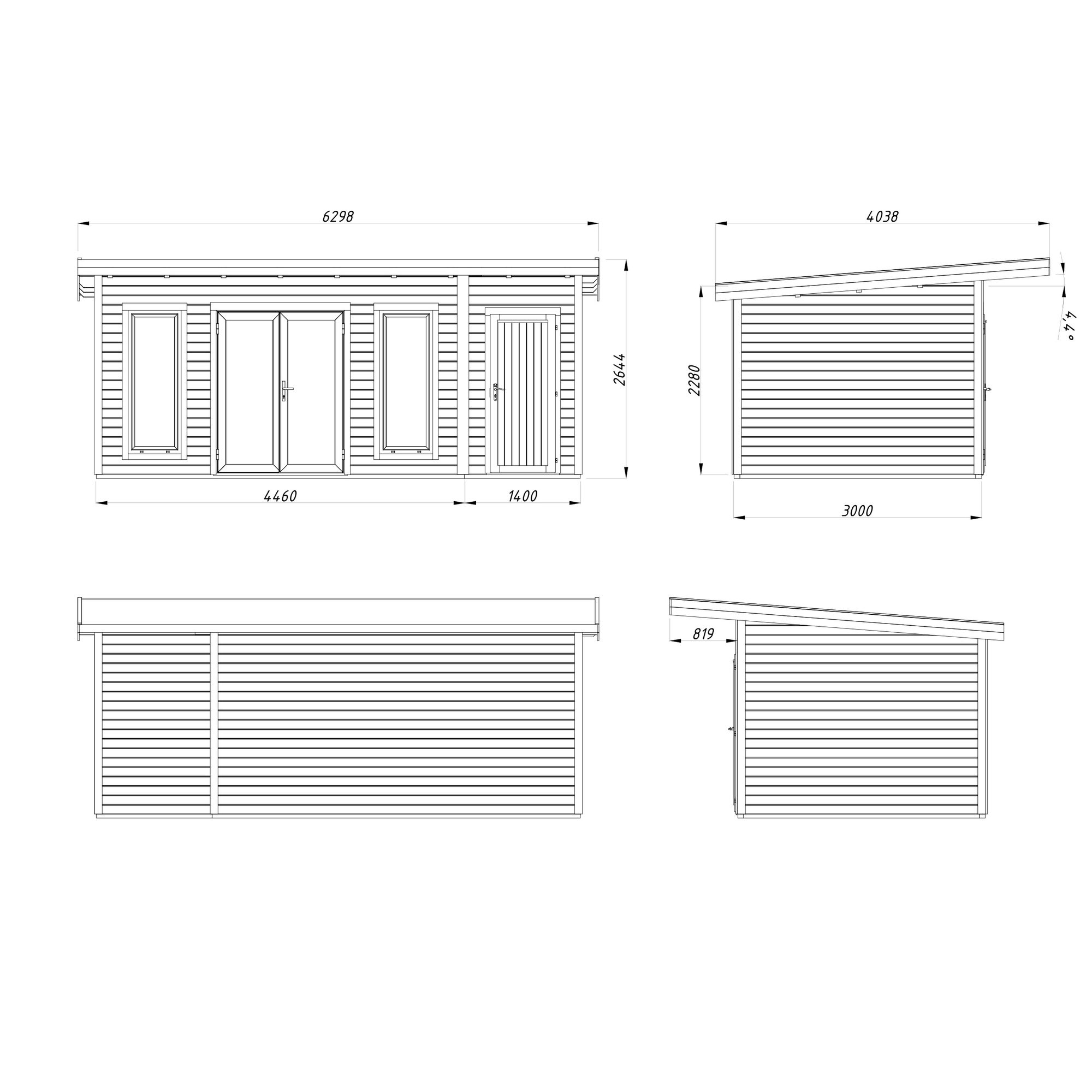 Hagestue Palmako Aurelia 17,6 m² (inv. 16,7 m²)