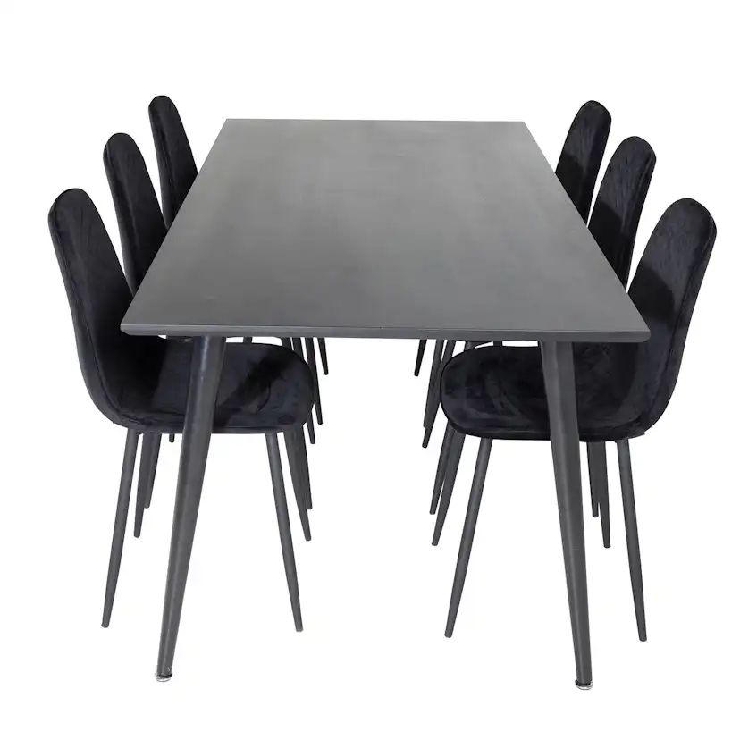 Spisegruppe Venture Home Dipp med 6 Polar Stitches Stoler