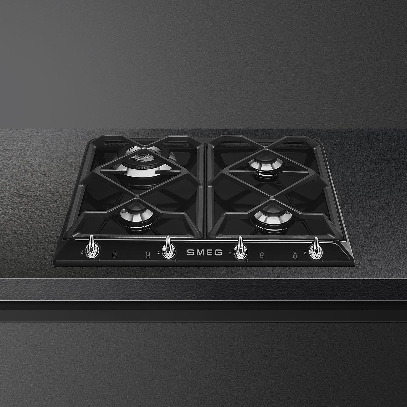 Smeg Gashäll Victoria SR964NGH Sort