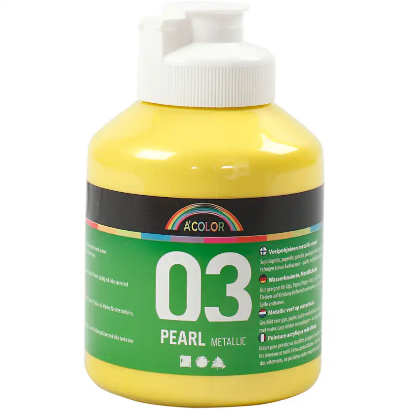 Akrylmaling Creativ Company A-color Nr 03 Metallic 500 ml