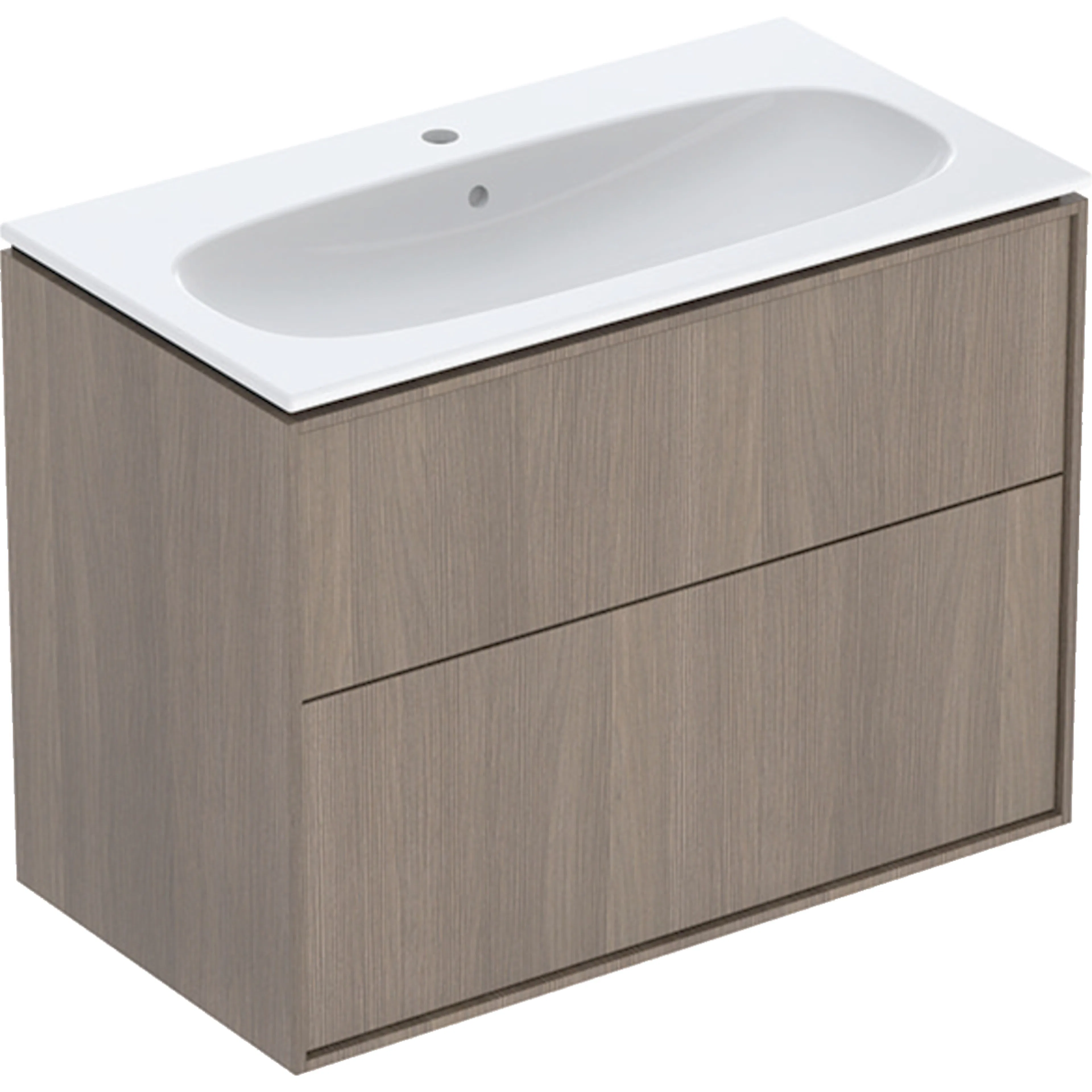 Servantskap Ifö Sense Art Smal Design 90 med 2 Skuffer