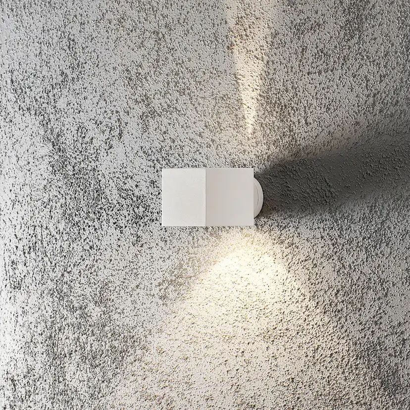 Vegglampe Gnosjö Konstsmide Modena Kvadrat G9