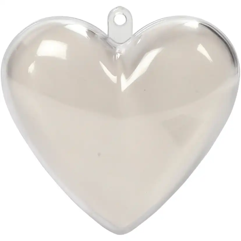 Deko-Hjerte Creativ Company Transparent 10 stk/1 Pk