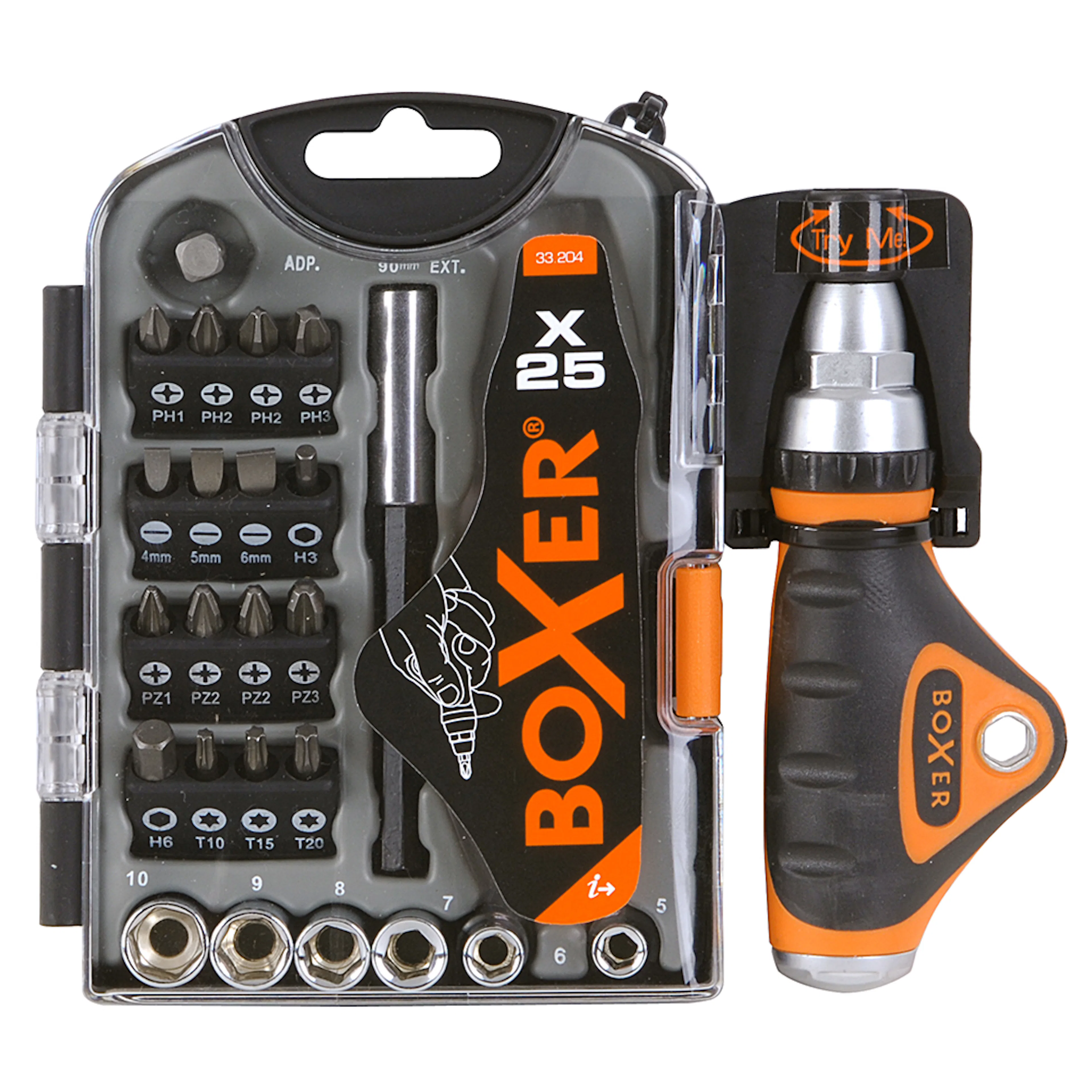 Bitsset Boxer 25-deler