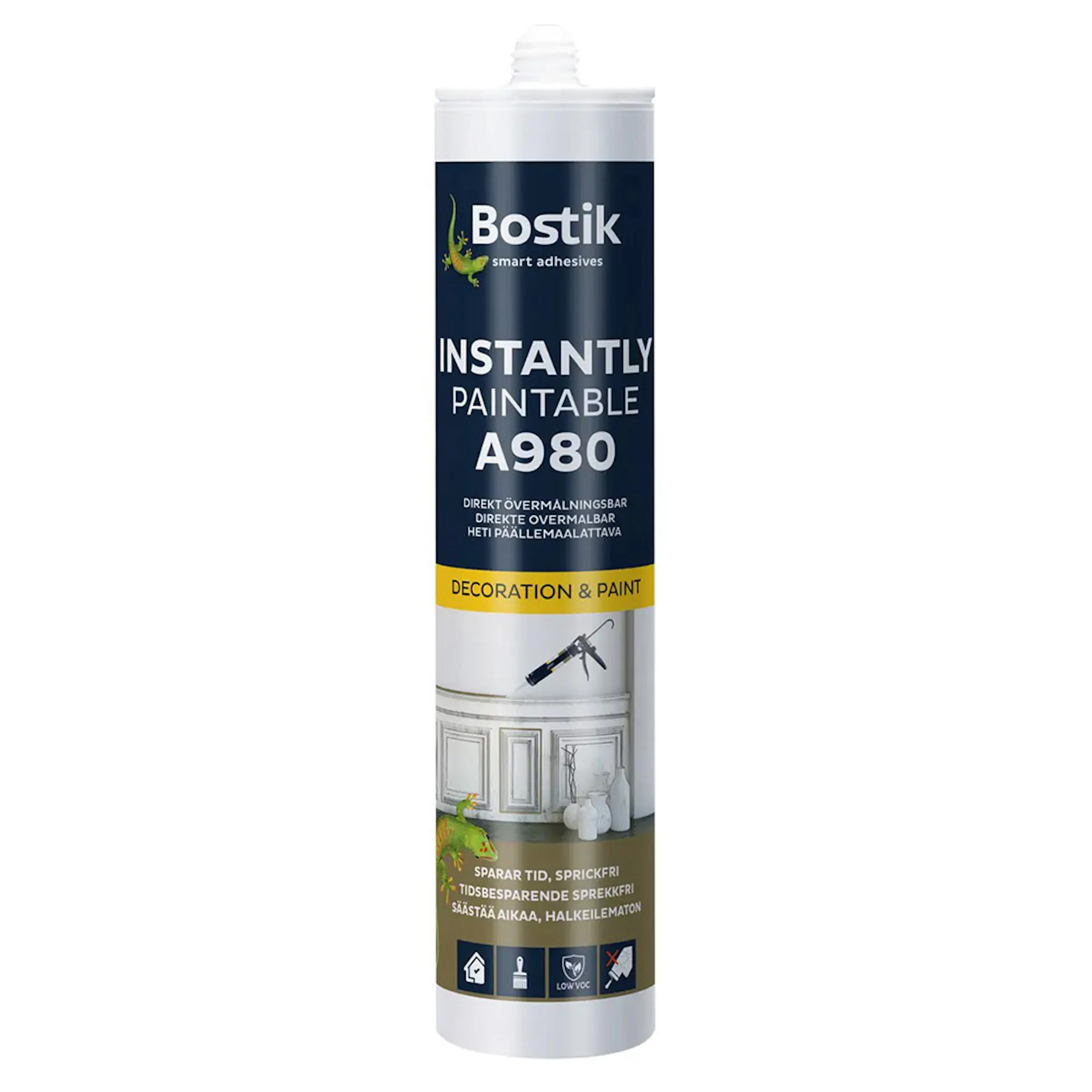 Fogmassa Bostik Acryl Deco Express Vit A980 Instantly Paintable 300 ml