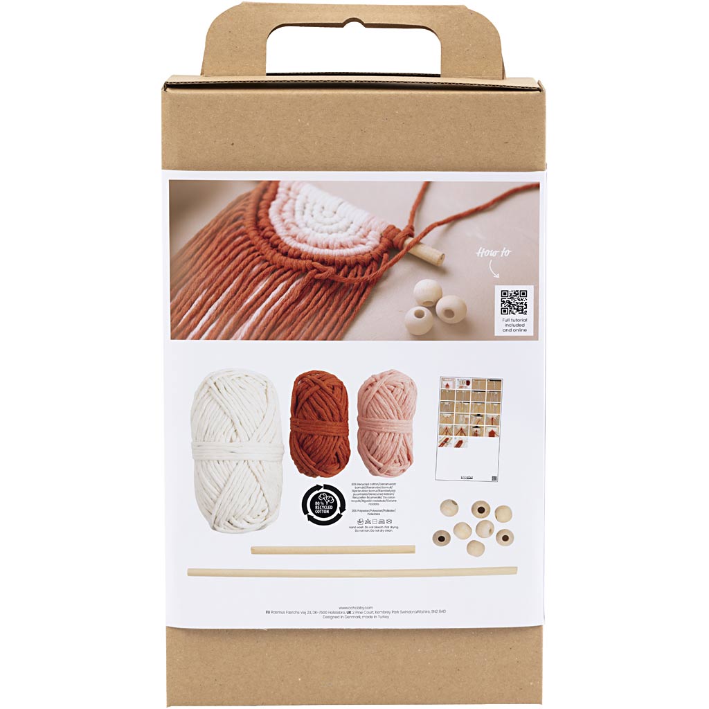 Veggdekorasjon Creativ Company DIY Kit Makramé