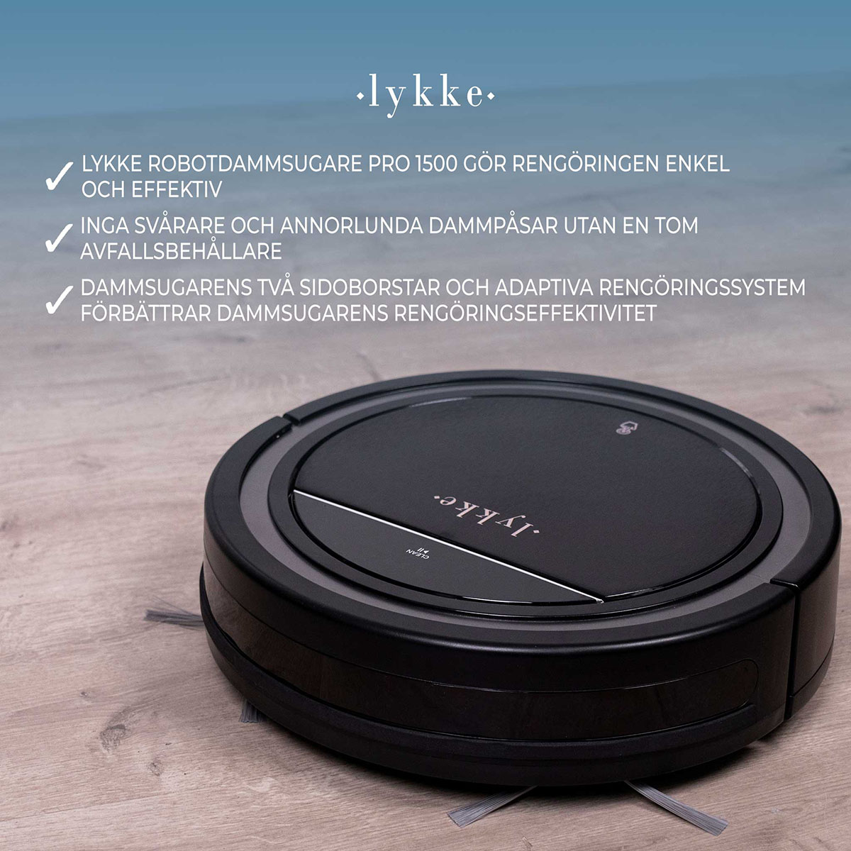Robotstøvsuger Lykke Pro 1500
