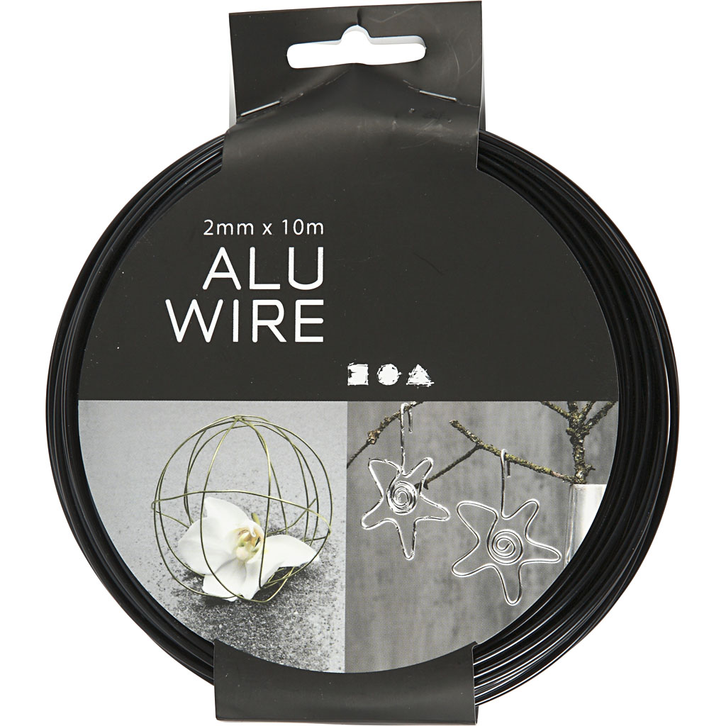 Aluminiumtråd Creativ Company Rund 1 Rl