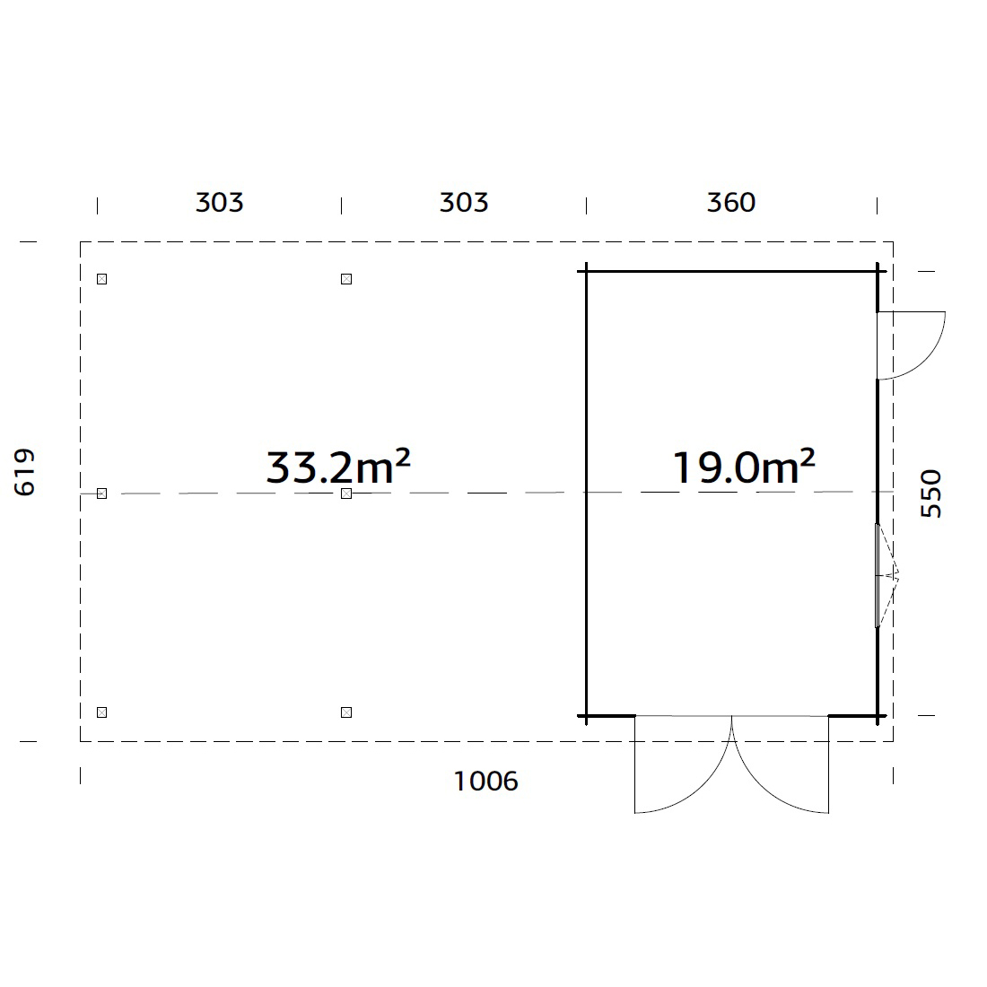 Maxibod Palmako Roger 19,0+33,2 M2
