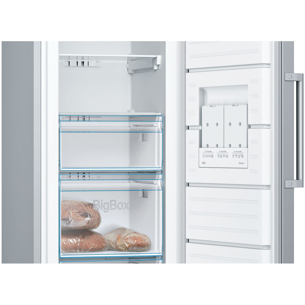 Kjøl/FrysPakke Bosch Serie 4 KSV33VLEP + GSN33VLEP 176 cm Rustfri Look