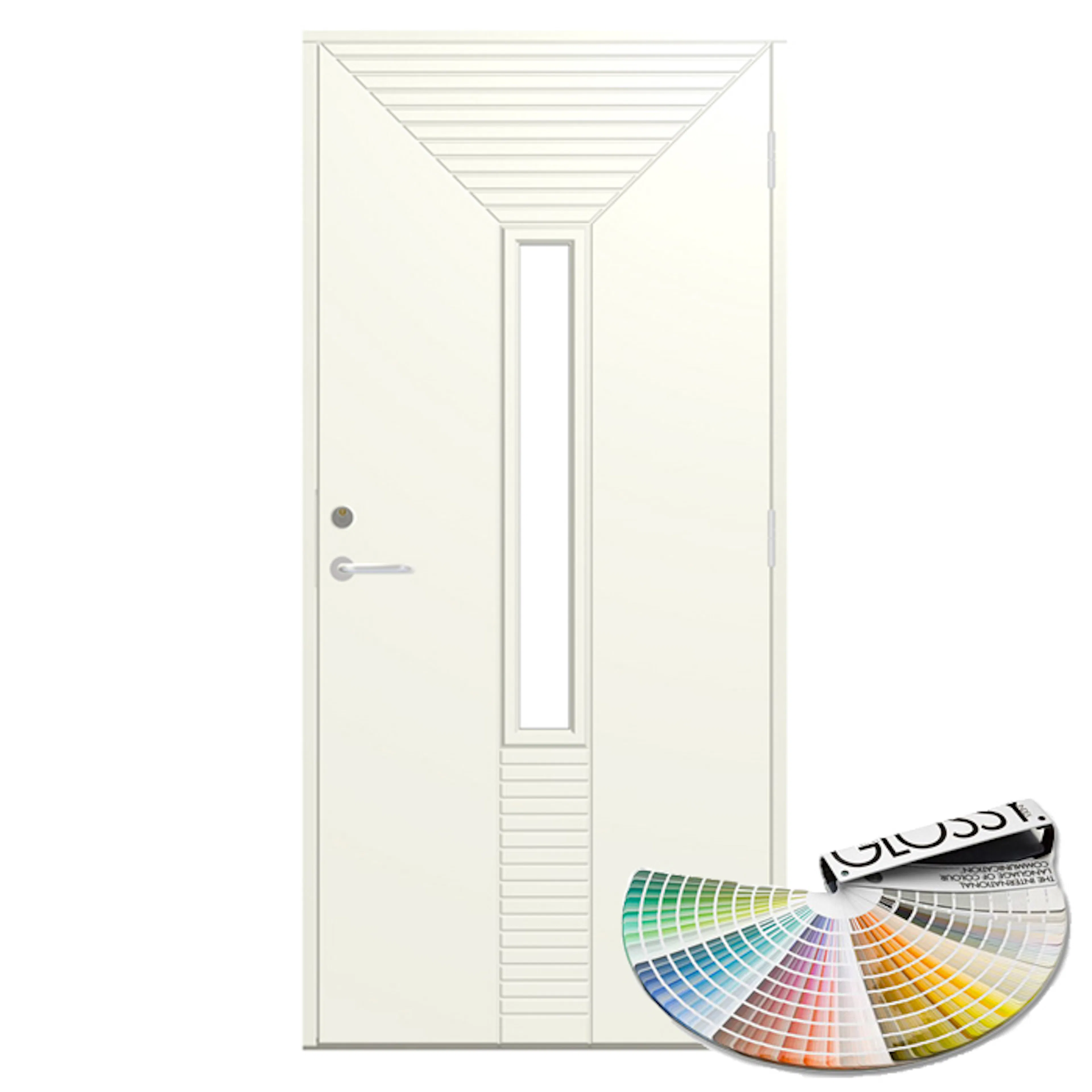 DØR YD EUGENIA GL  9X21H NCS M 90x210 - Høyre