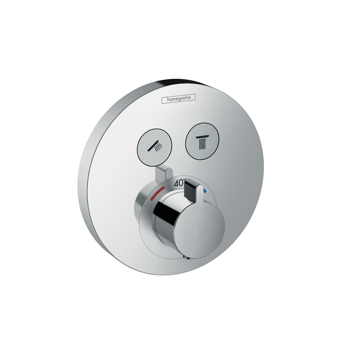 Dusjbatteri Hansgrohe ShowerSelect S 2-utløp Knopp