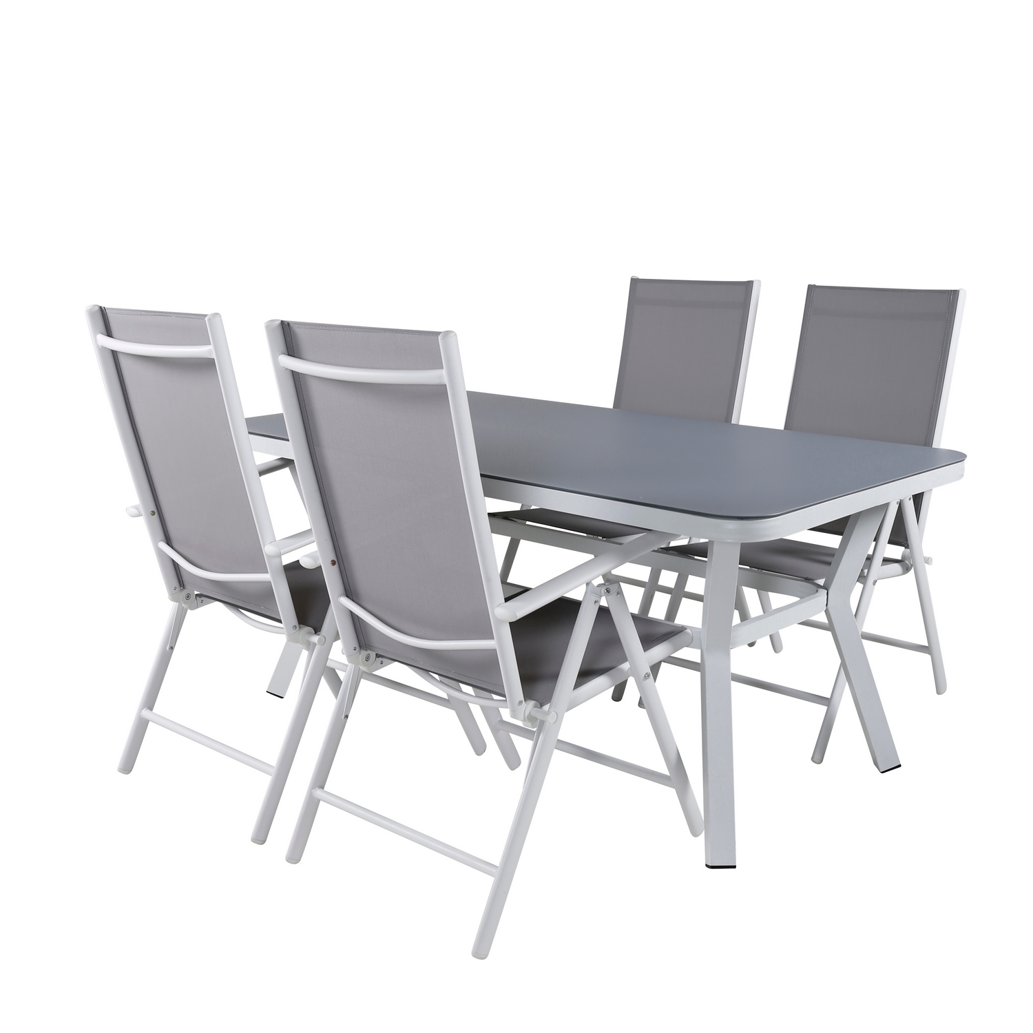 Spisegruppe Venture Home Vyn med 4 Bend Spisestoler