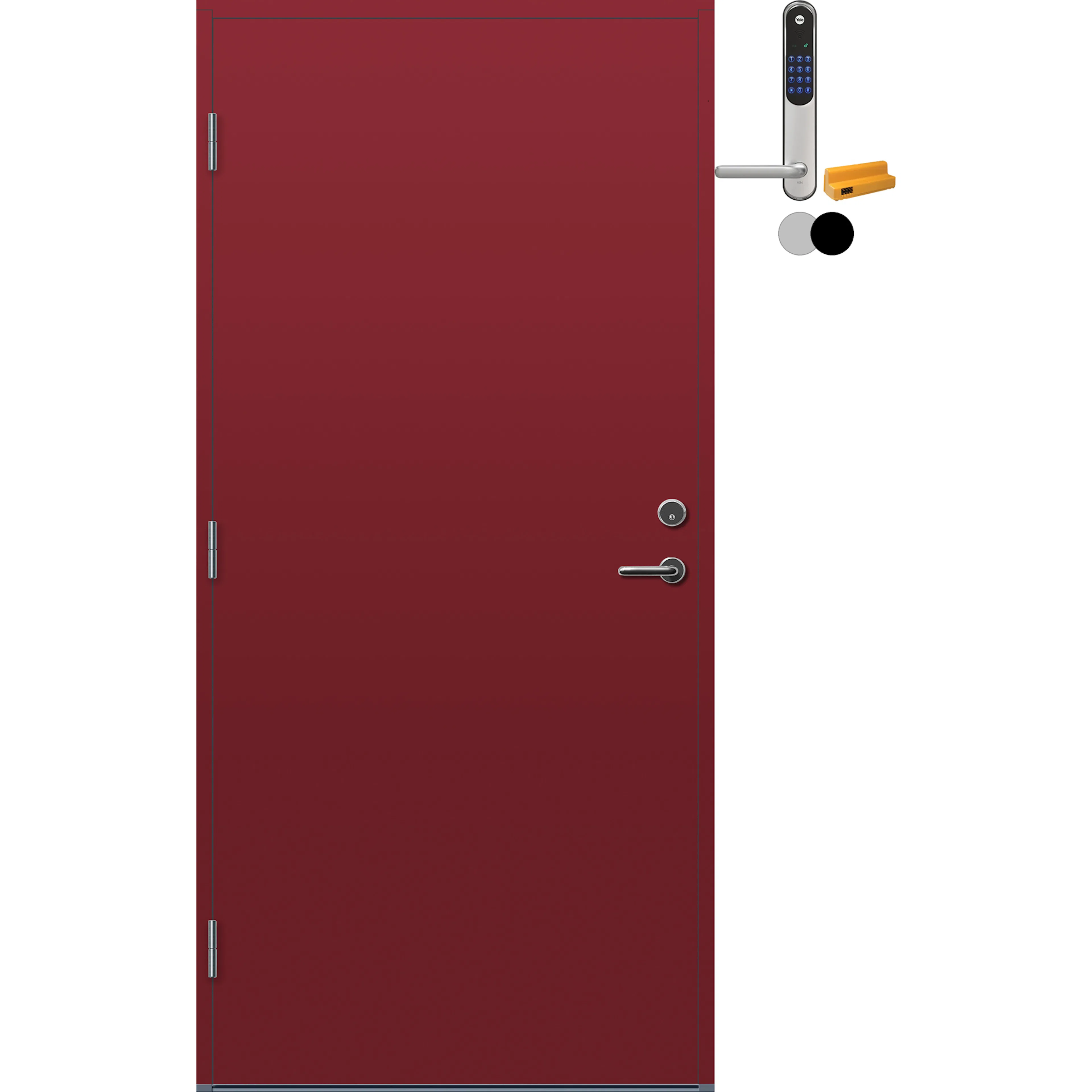NCS S-4050-R, Mørk Rød