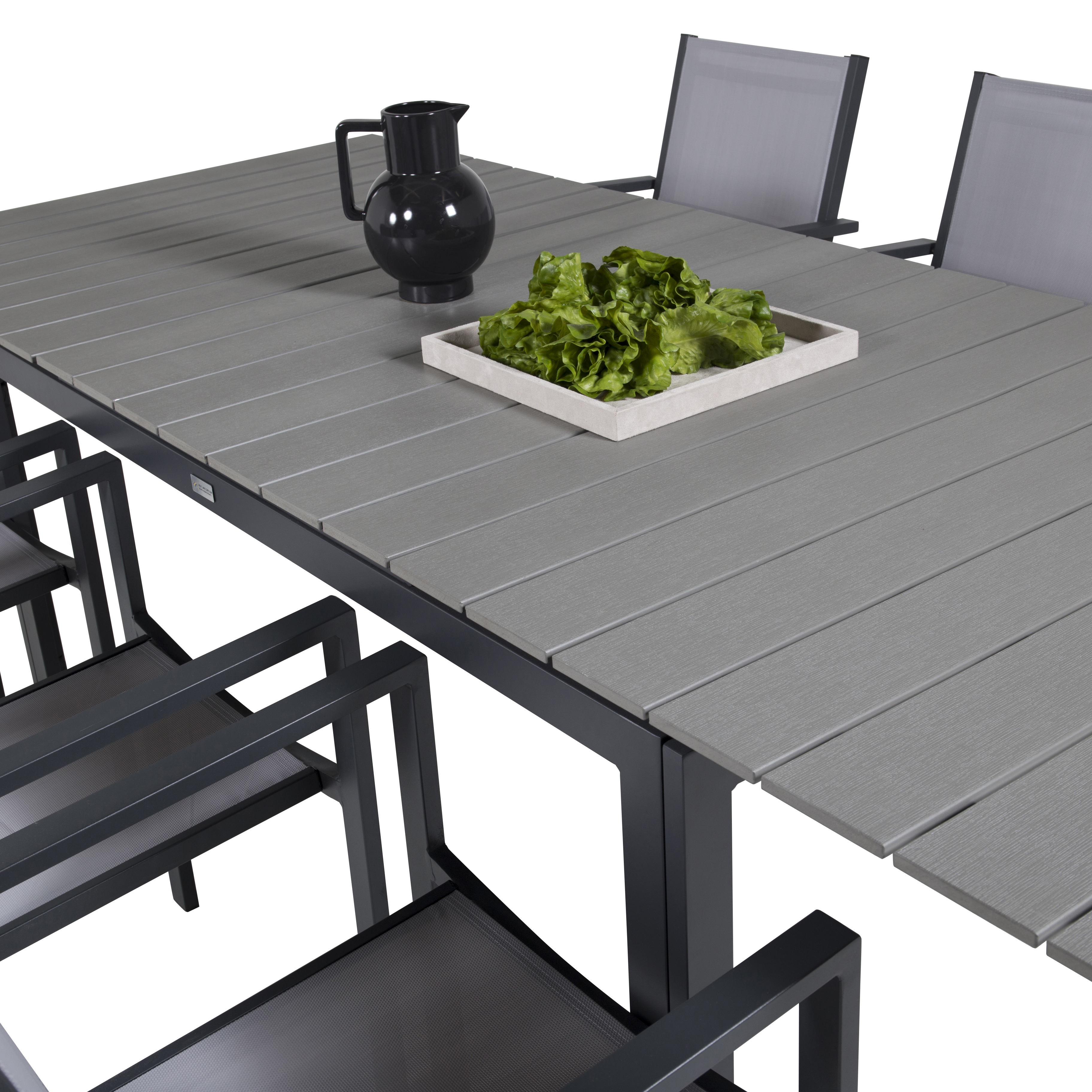 Spisegruppe Venture Home Lova 160/240 med 6 Copacabana Lenestoler