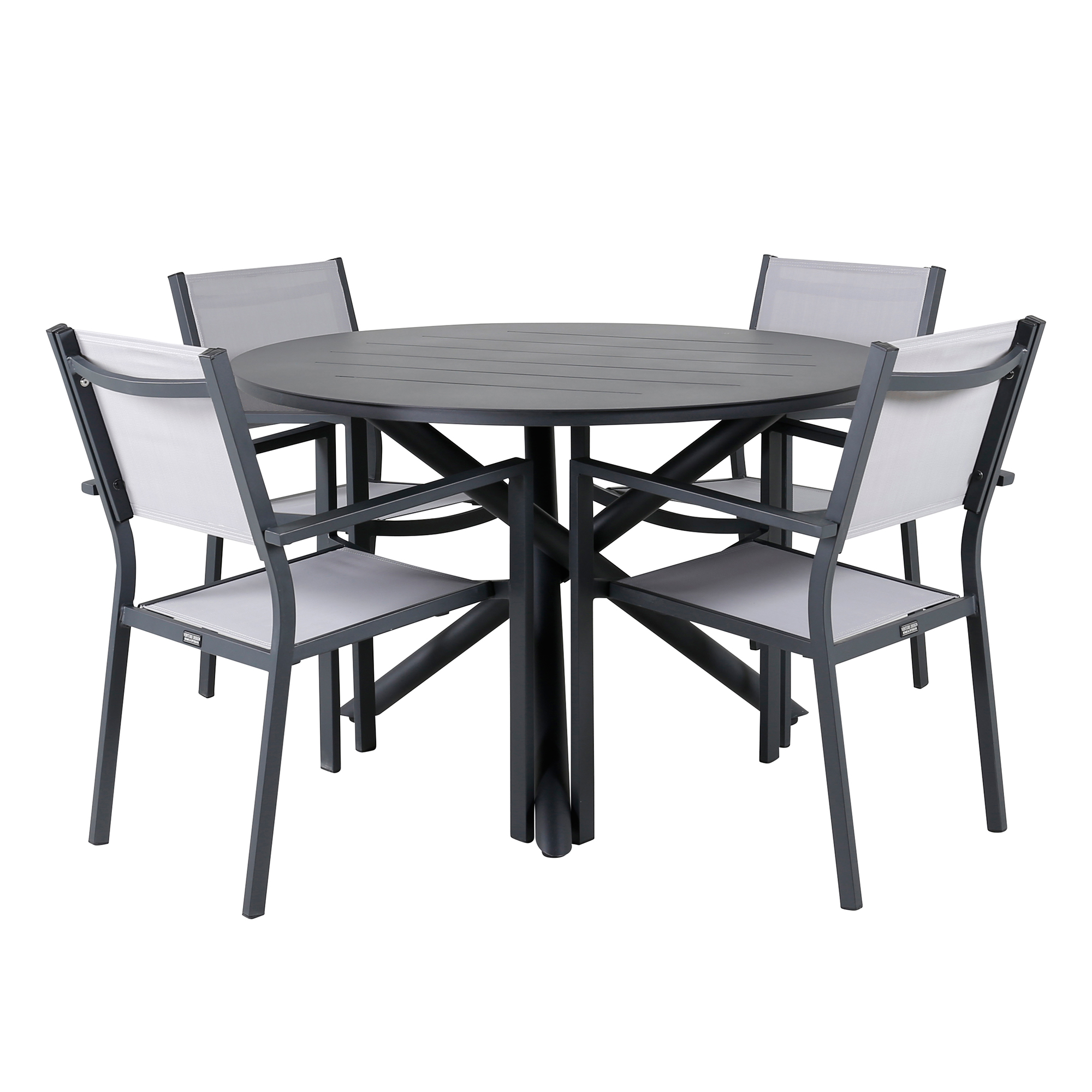 Spisegruppe Venture Home Alma med 4 Copacabana Stoler