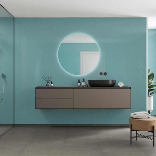 Baderomspanel Fibo 2212-M78 Aquamarine