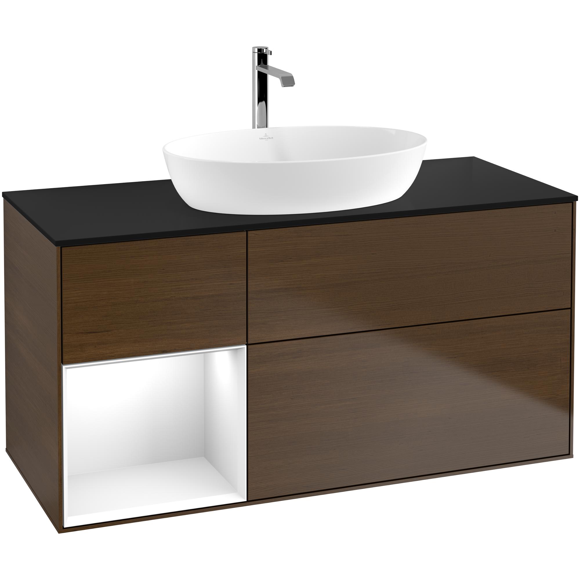 Tvättställsskåp Villeroy & Boch Finion med 3 Lådor Hylla och Bänkskiva för Fristående Tvättställ från Artis & Collaro