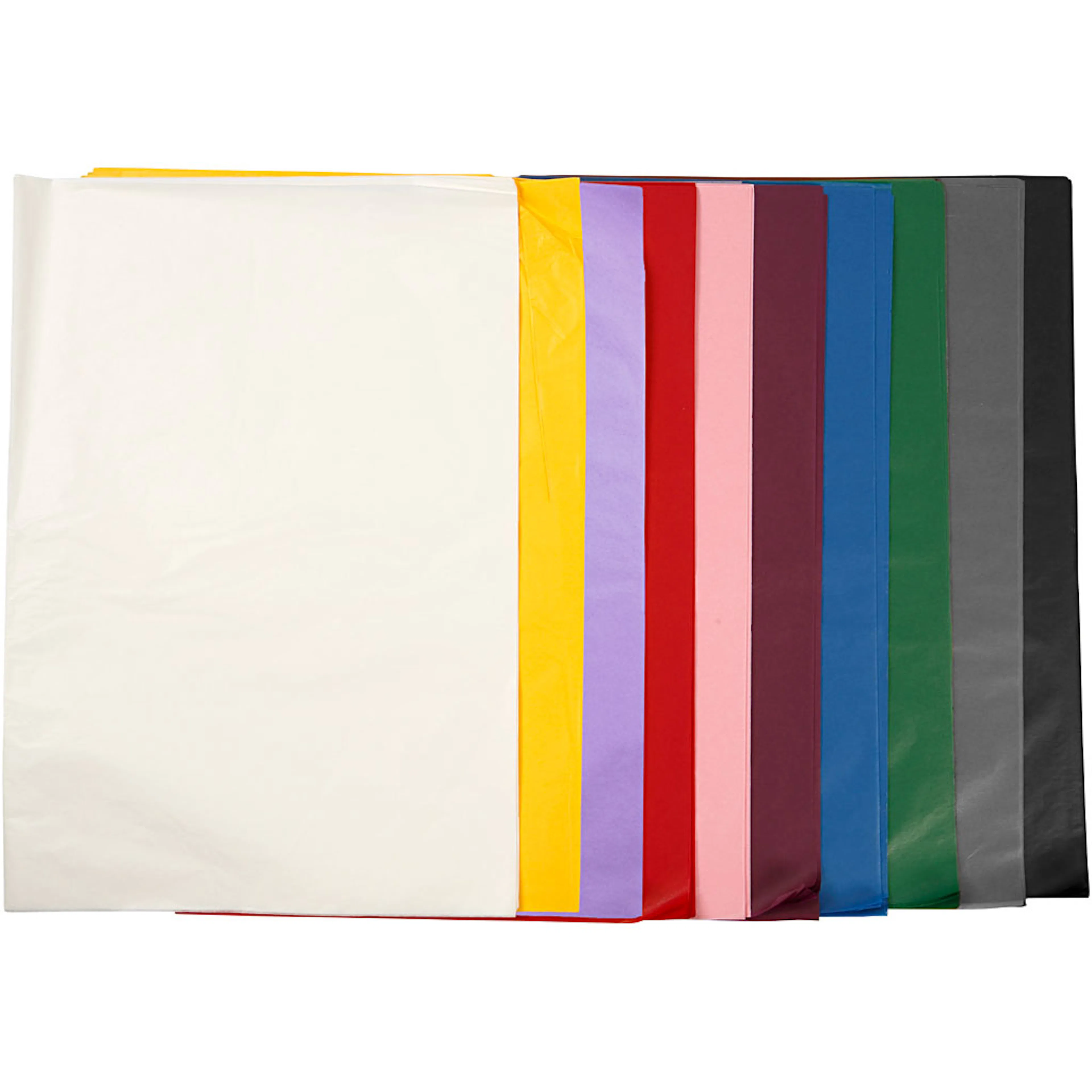 Silkepapir Creativ Company 50x70 cm Ass Farger 1 Pk