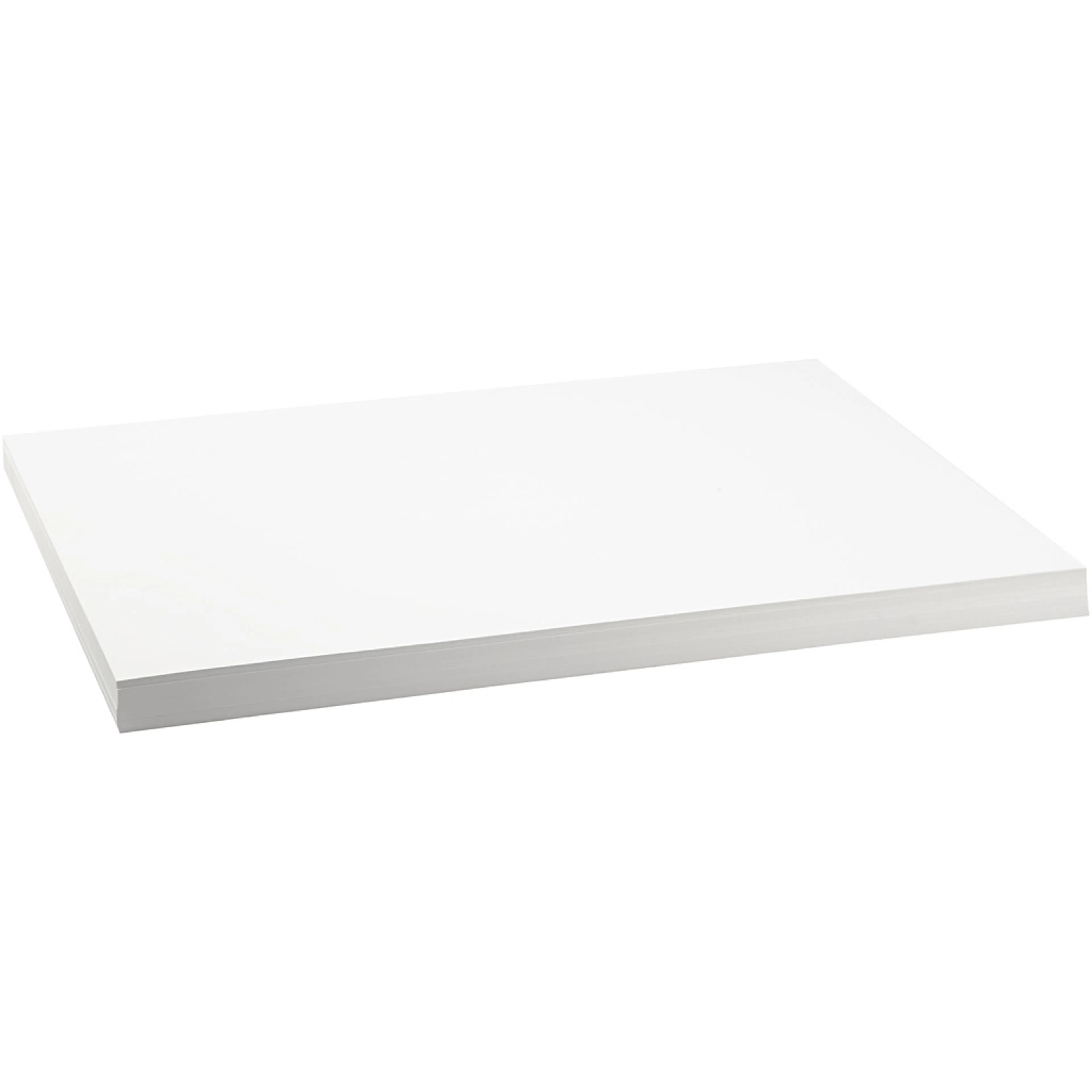 Dekorationskartong, vit, A2, 420x600 mm, 250 g, 100 ark/ 1 f Hvit