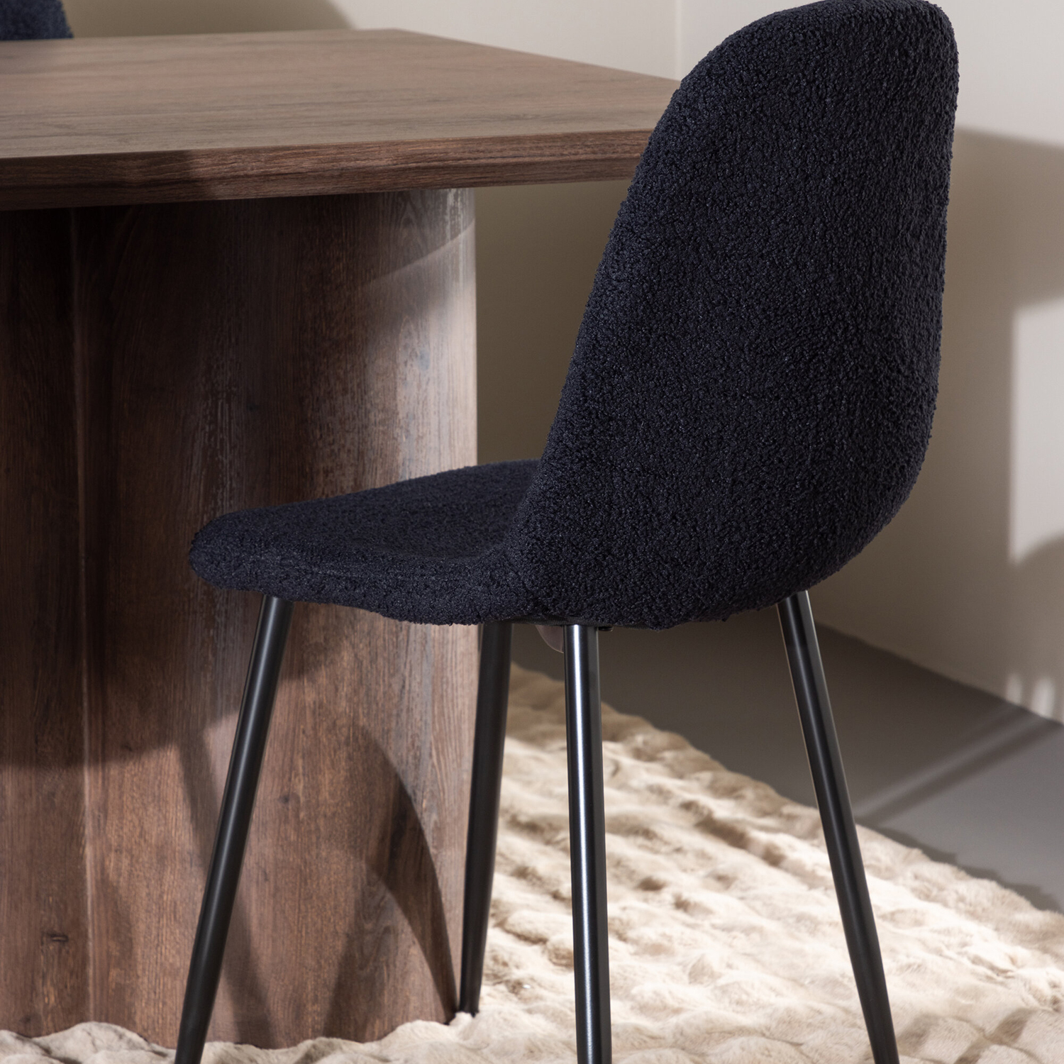 Spisegruppe Venture Home Olivia 210 med 6 stk Polar Stoler Teddy