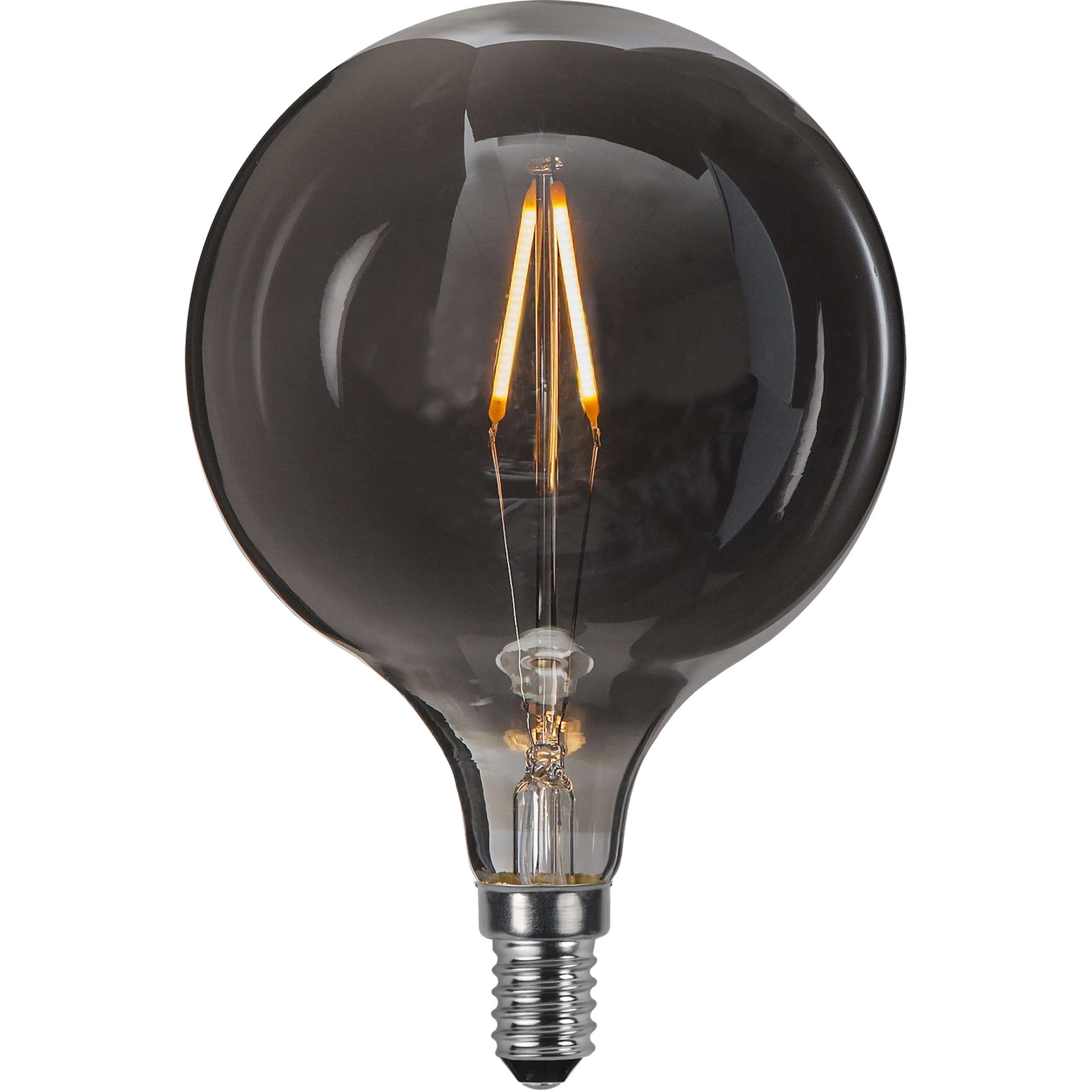 LED-Lampe Star Trading E14 G95 Decoled Smoke