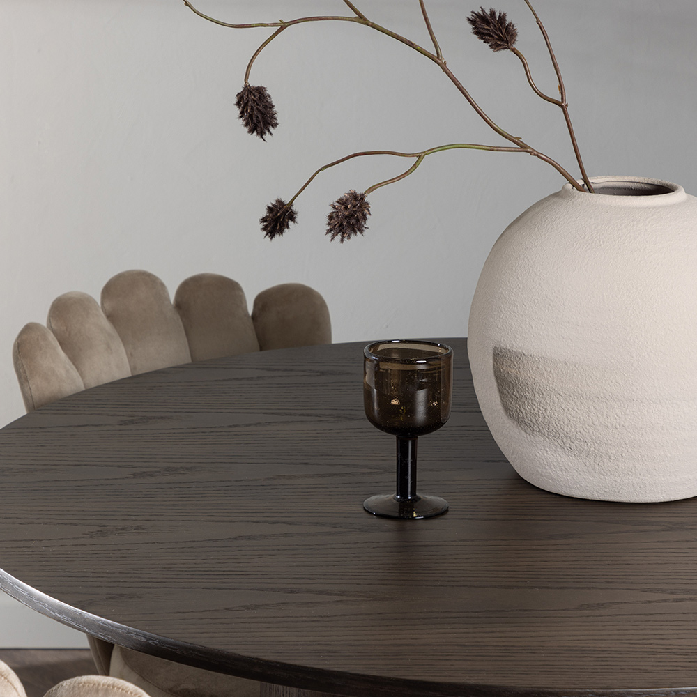 Spisegruppe Venture Home Olivia Ø 110 cm med 4 Limhamn Stoler