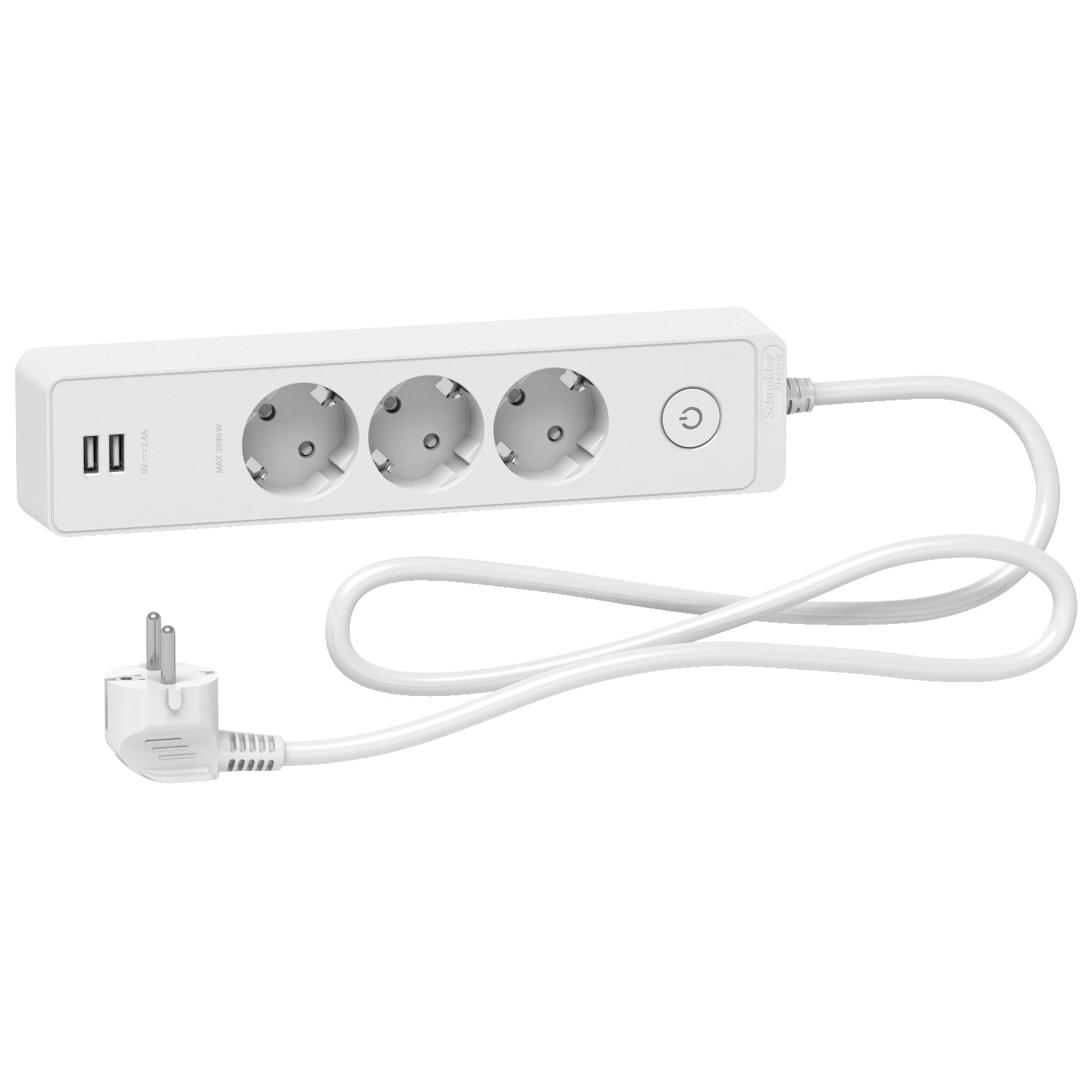 Grenuttak Schneider Electric Unica 3-Veis USB