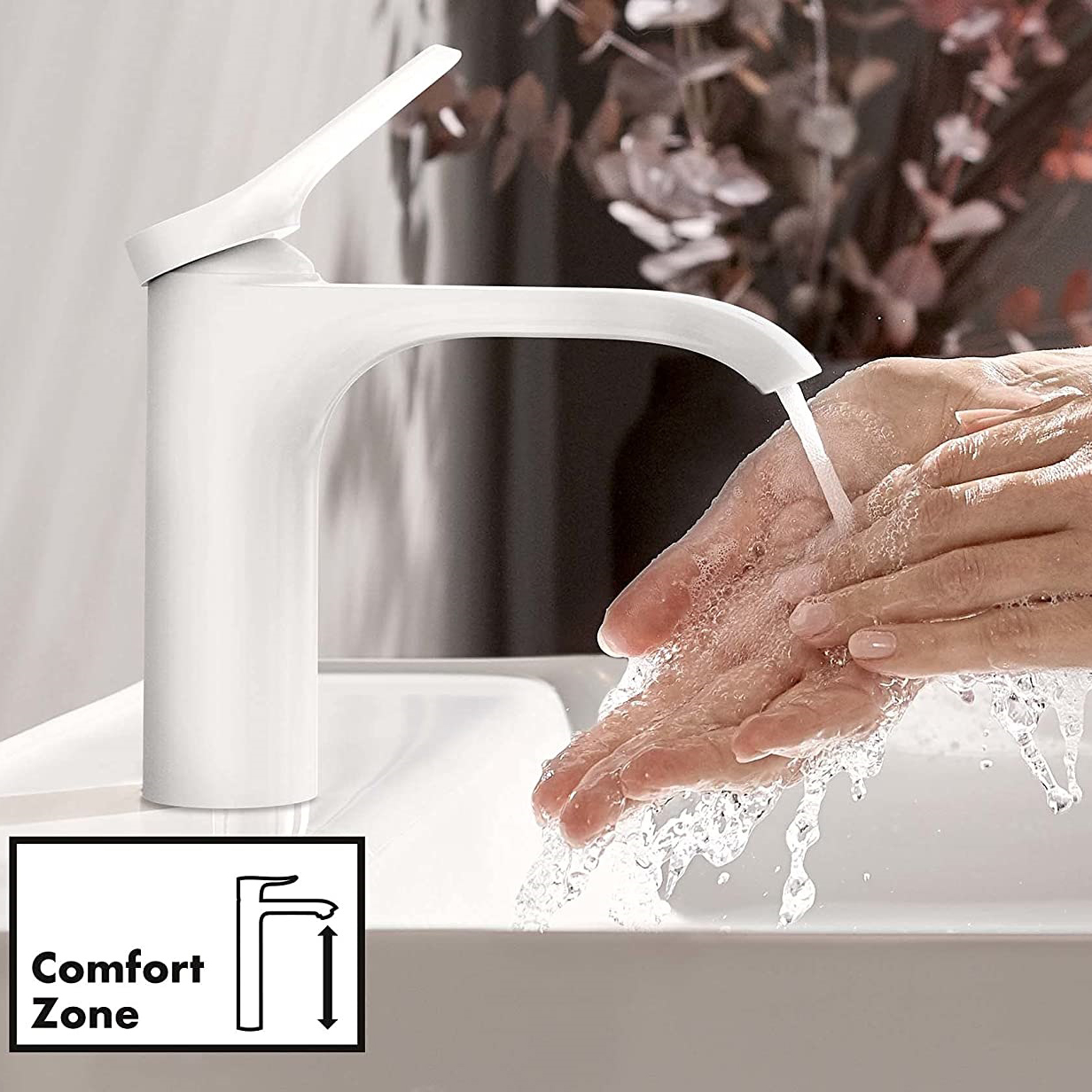 Servantbatteri Hansgrohe Vivenis 110 Waterfall