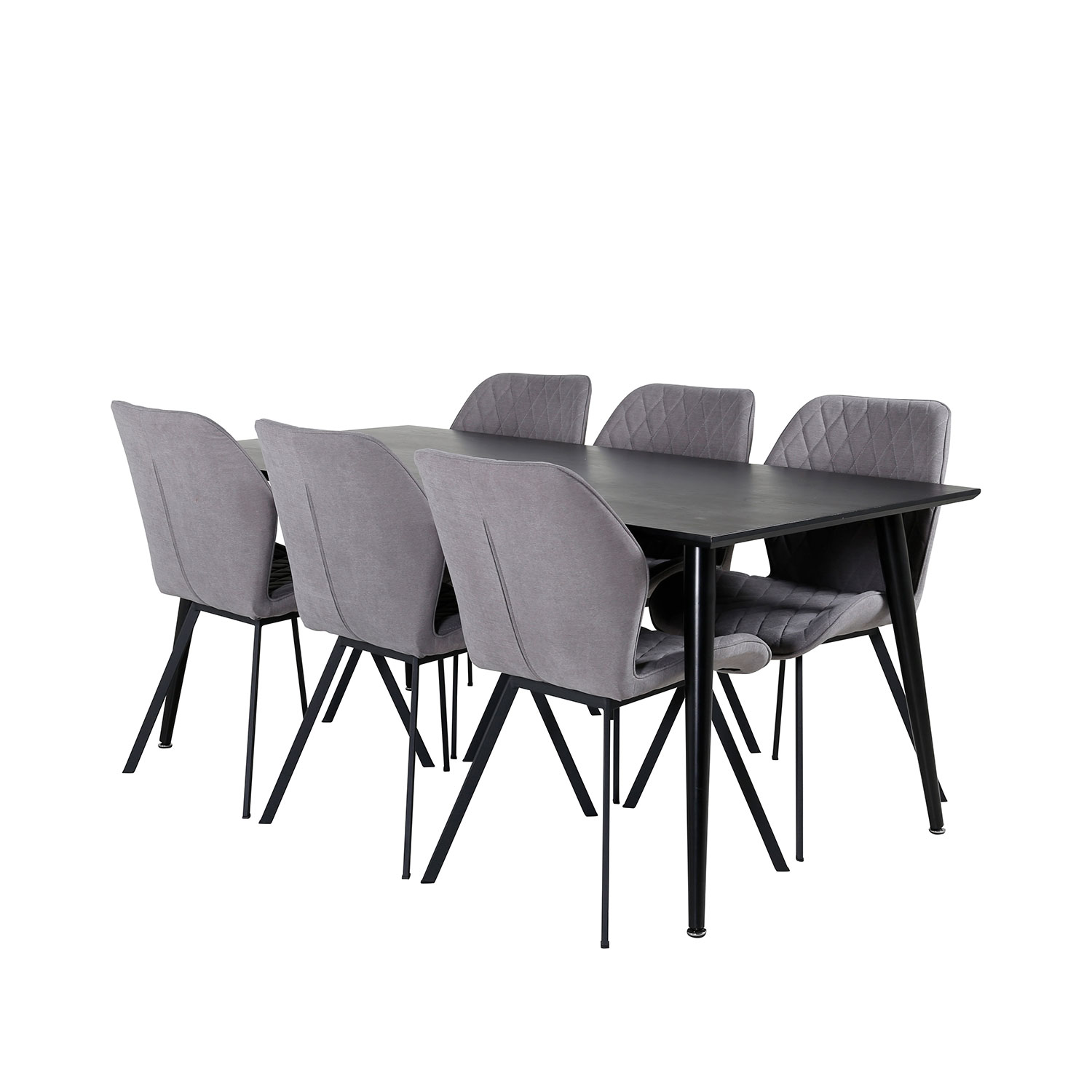 Spisegruppe Venture Home Dipp med 6 Gemma Stoler