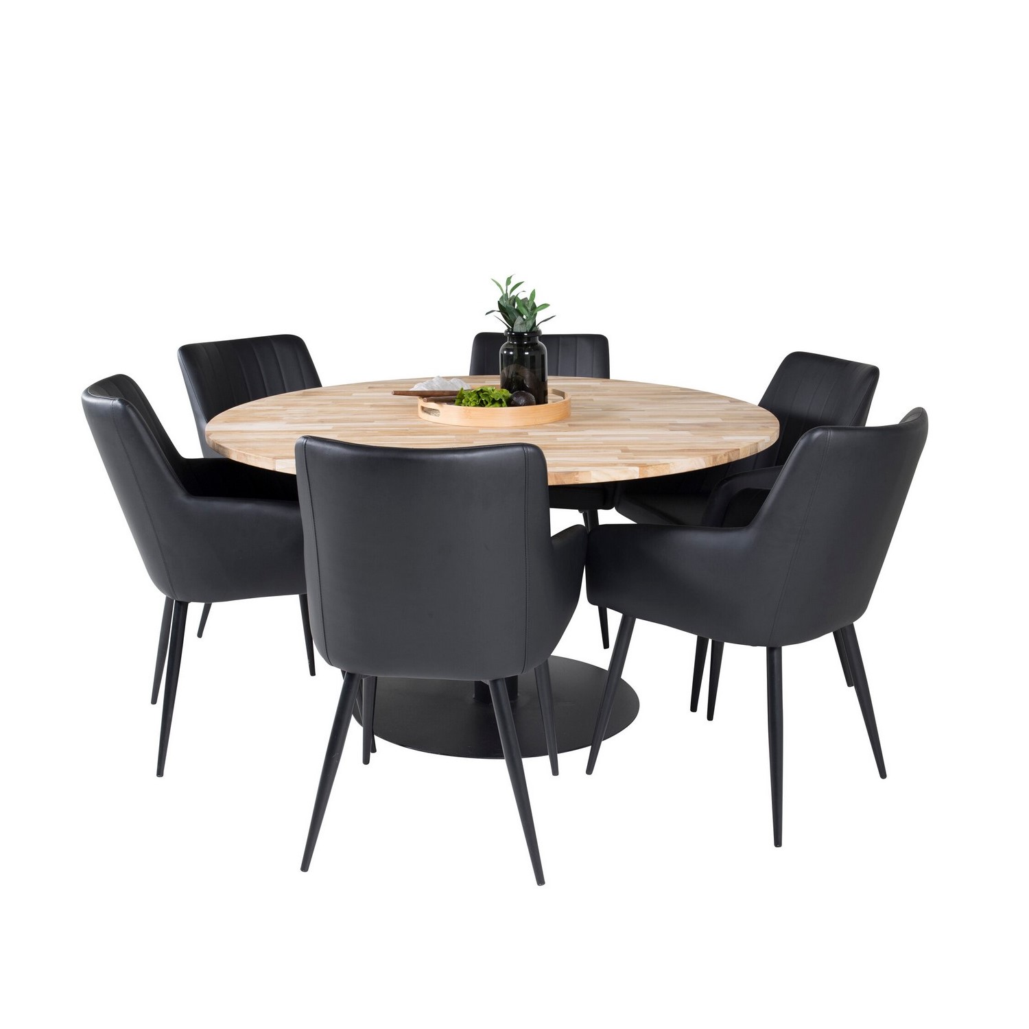 Spisegruppe Venture Home Cirebon med 6stk Comfort Stoler