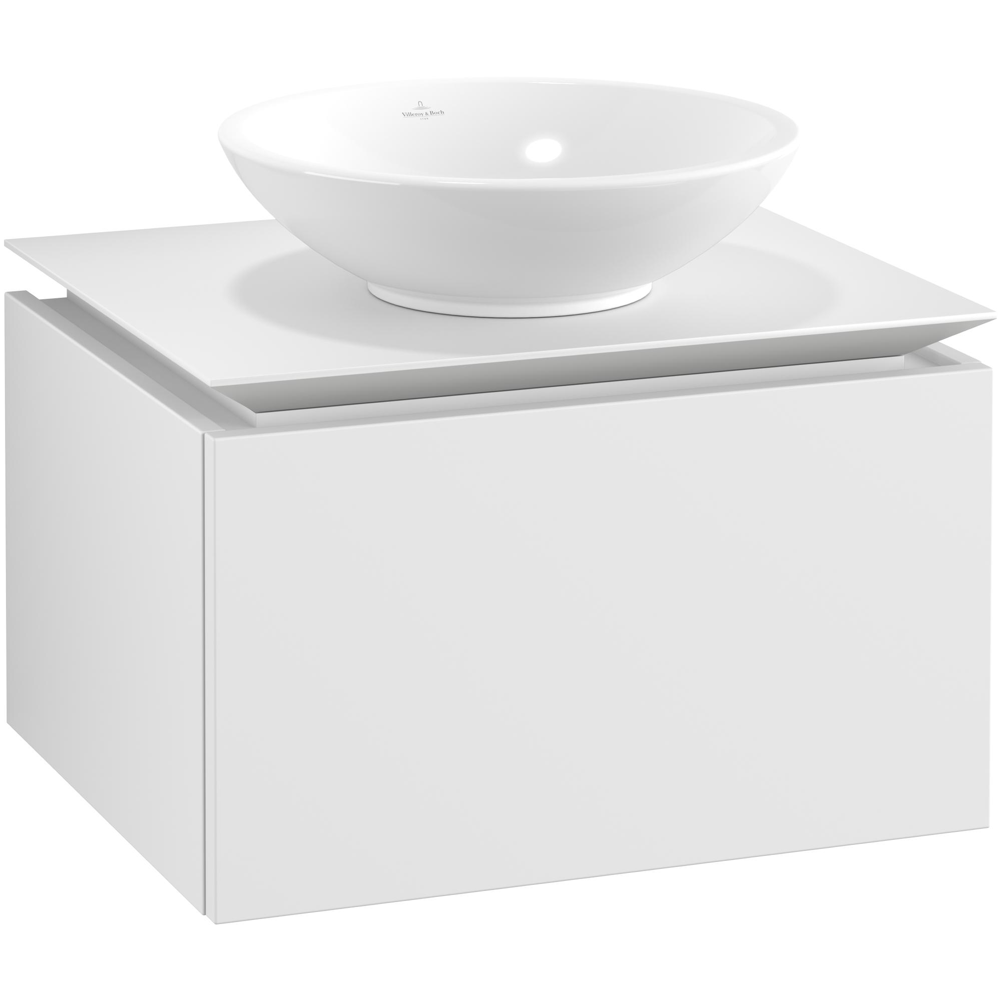 Tvättställsskåp Villeroy & Boch Legato Kompakt 600 med 1 Låda för Ytmonterat Tvättställ
