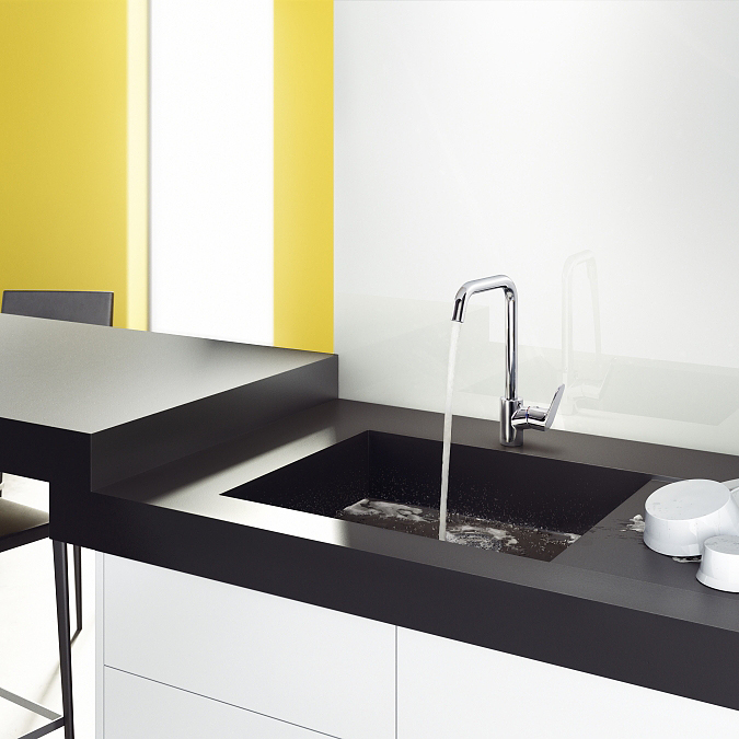 Kjøkkenarmatur Hansgrohe Focus med Svingbar J-Tut