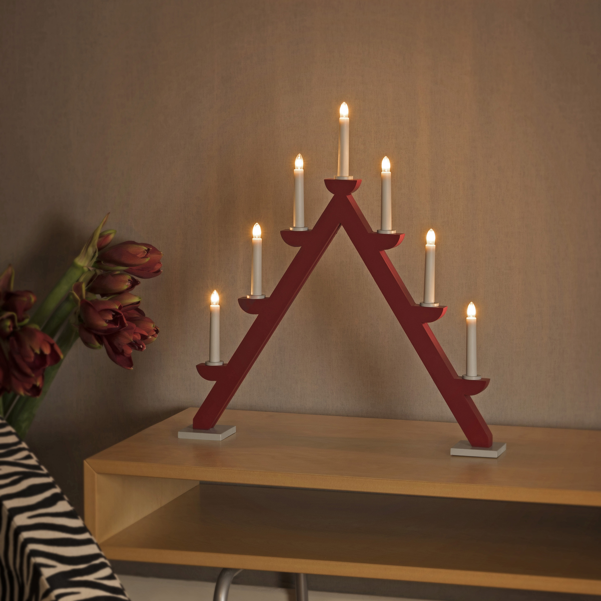 Adventstake Gnosjö Konstsmide Tre 7L