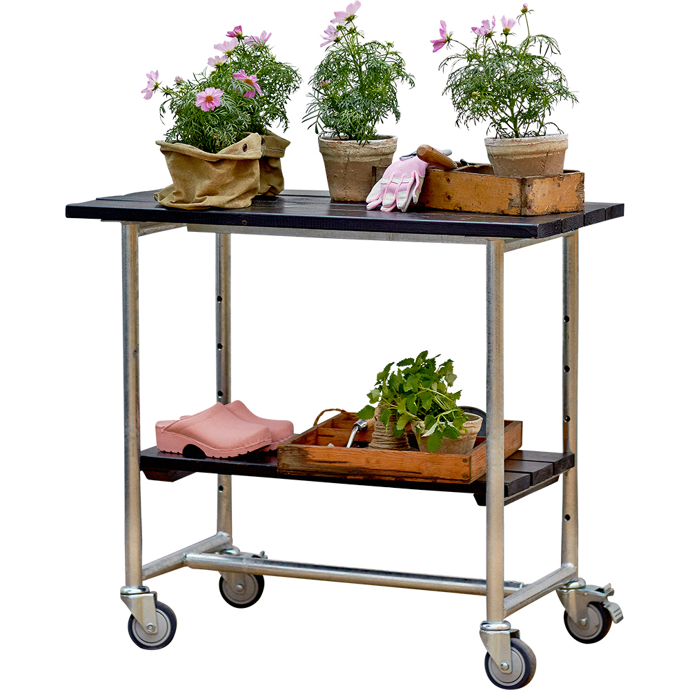 Grillbord m/1 hylle PLUS Urban svart