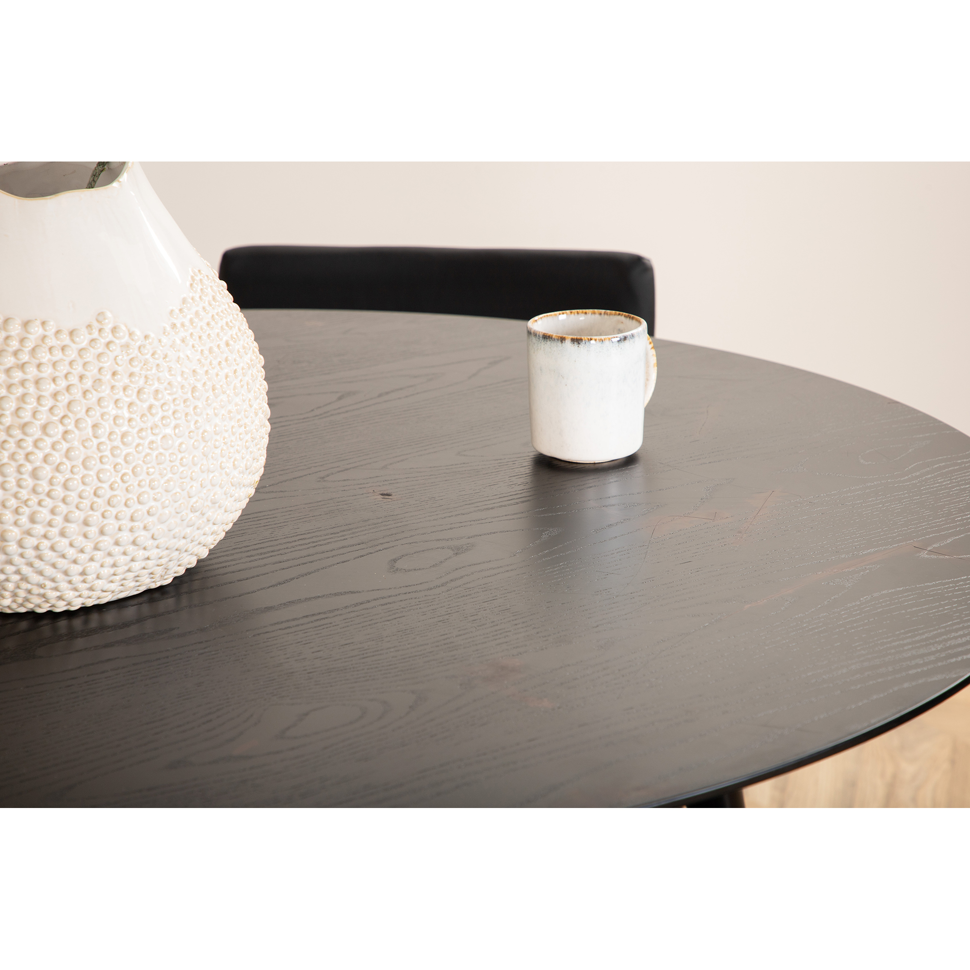 Spisegruppe Venture Home Dipp Ø115 cm med 4 Kenth Stoler