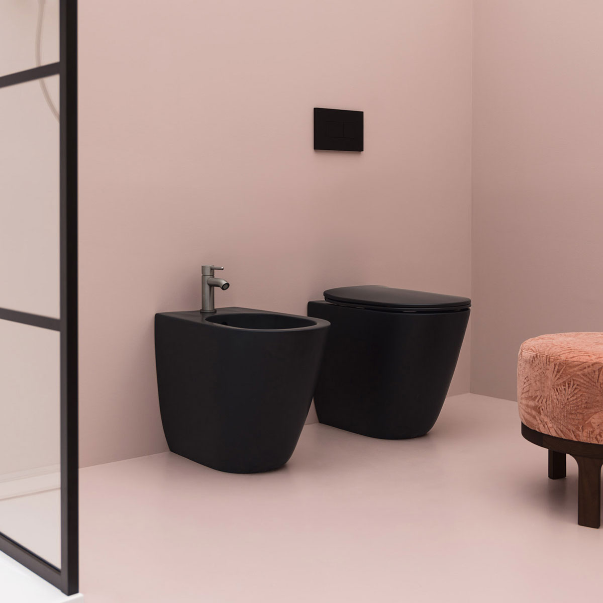 Bidé Lavabo Glomp Gulvstående BTW