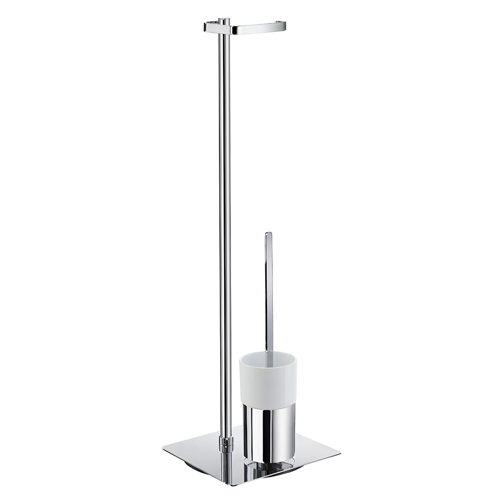 Toalettpapirholder Smedbo FK322P Krom/Hvit Porselen