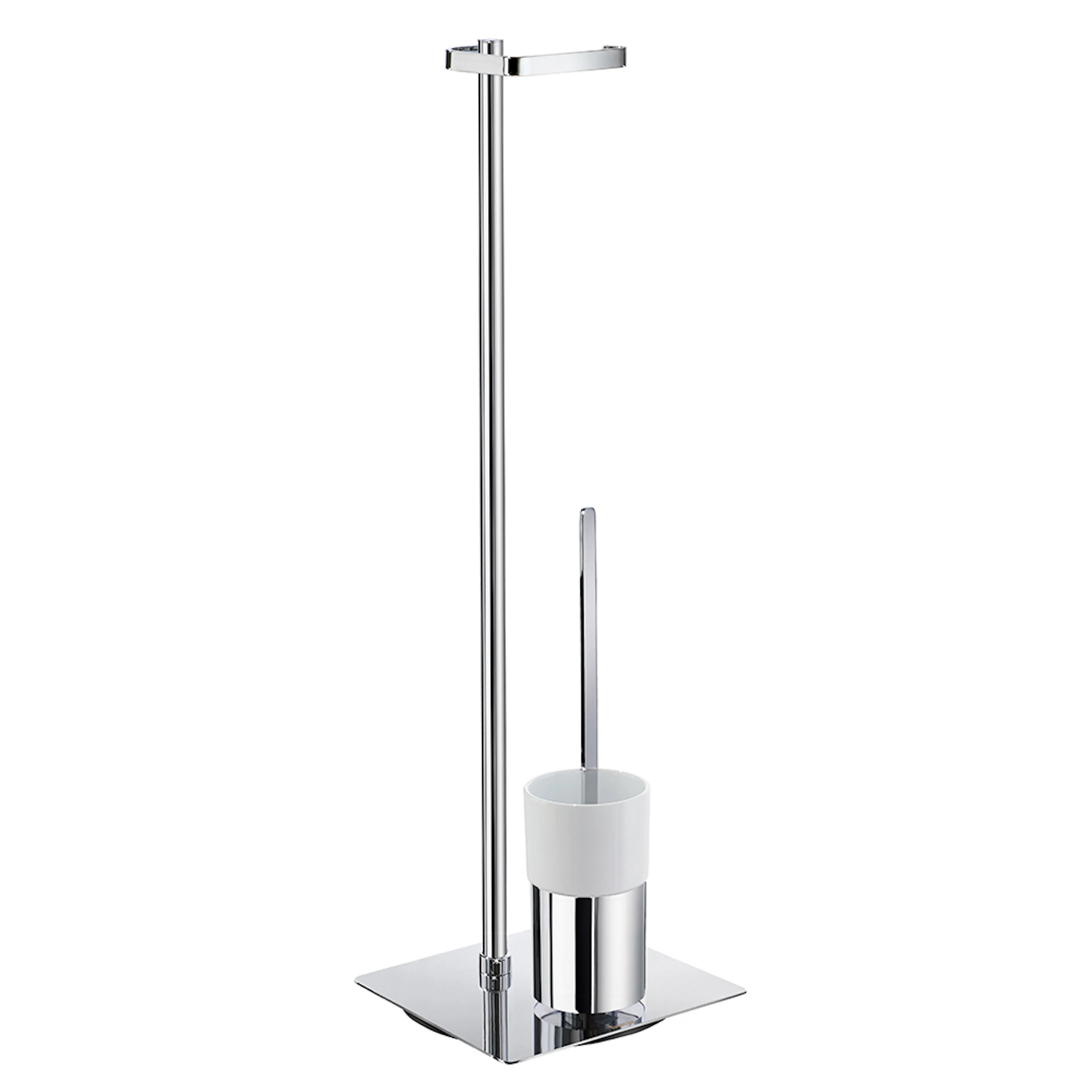 Toalettpapirholder Smedbo FK322P Krom/Hvit Porselen