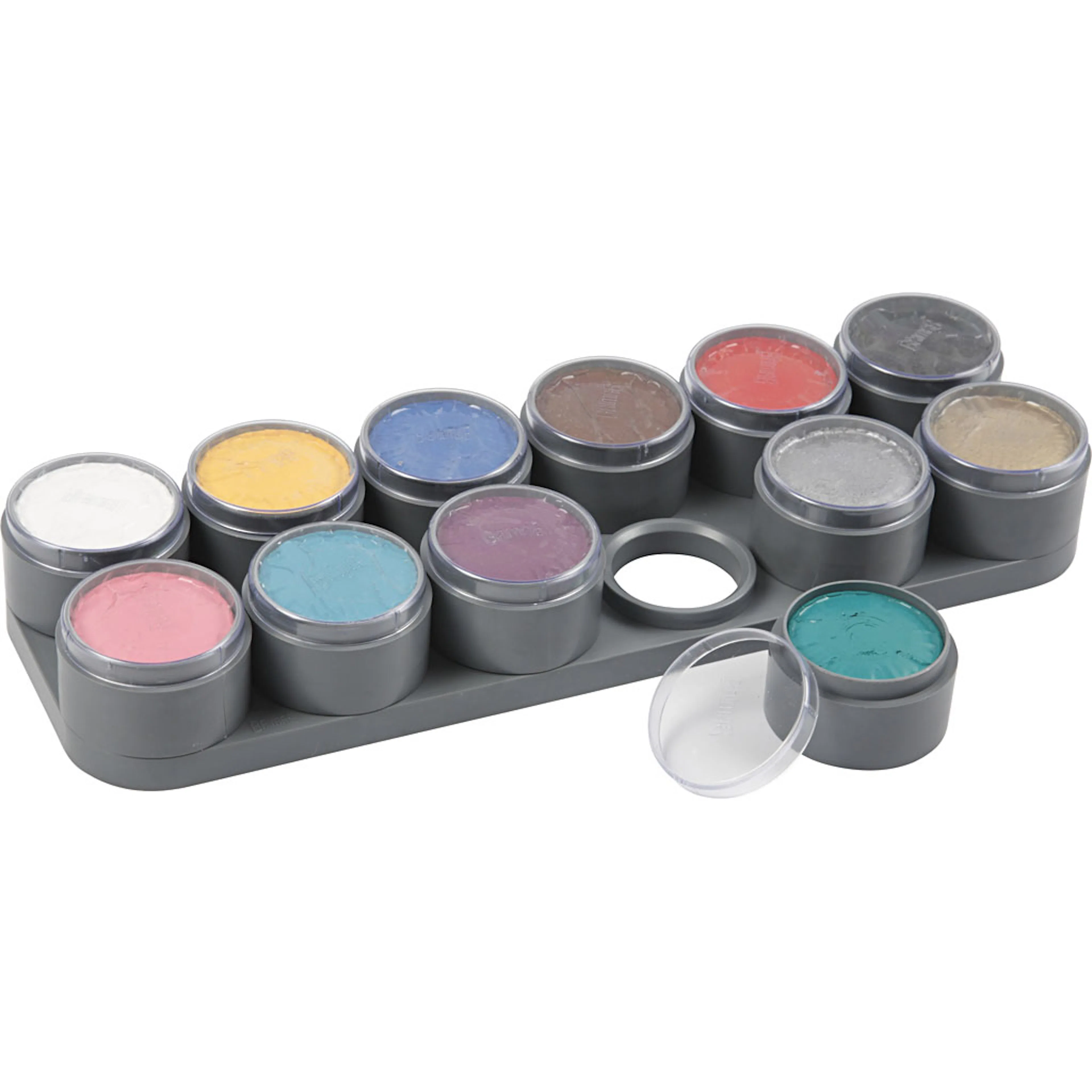 Ansiktsmaling Creativ Company Grimas Sminkepalett Ass Farger 12x15 ml/ 1 stk