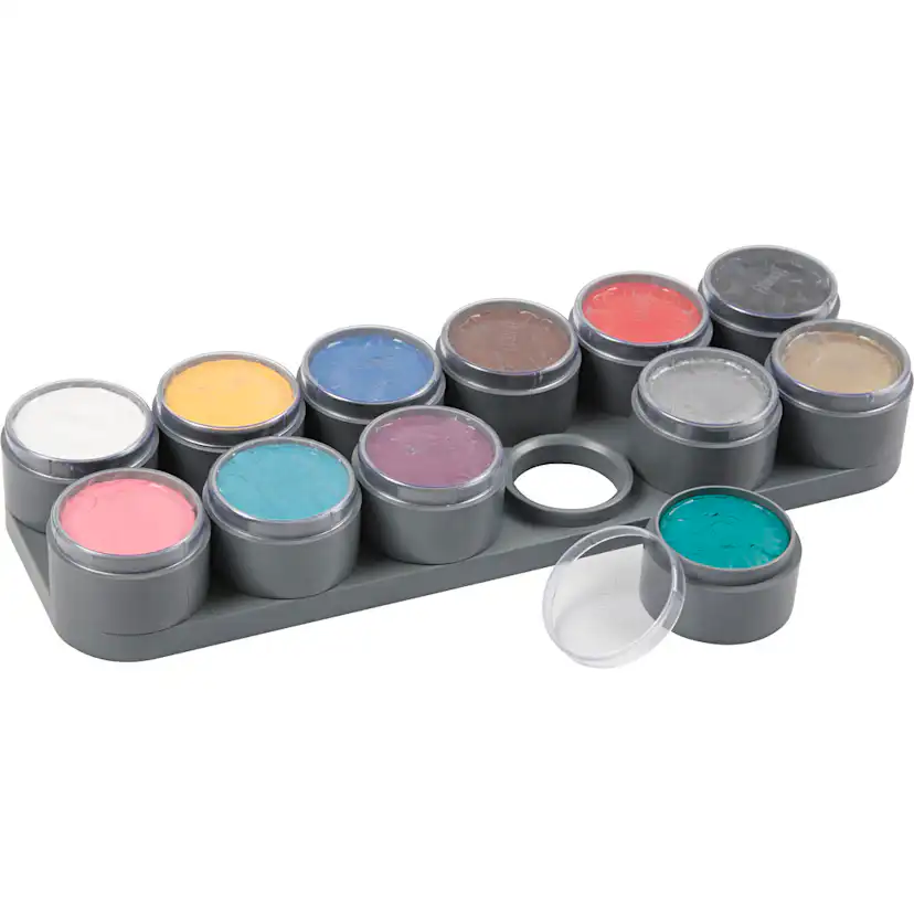 Ansiktsmaling Creativ Company Grimas Sminkepalett Ass Farger 12x15 ml/ 1 stk