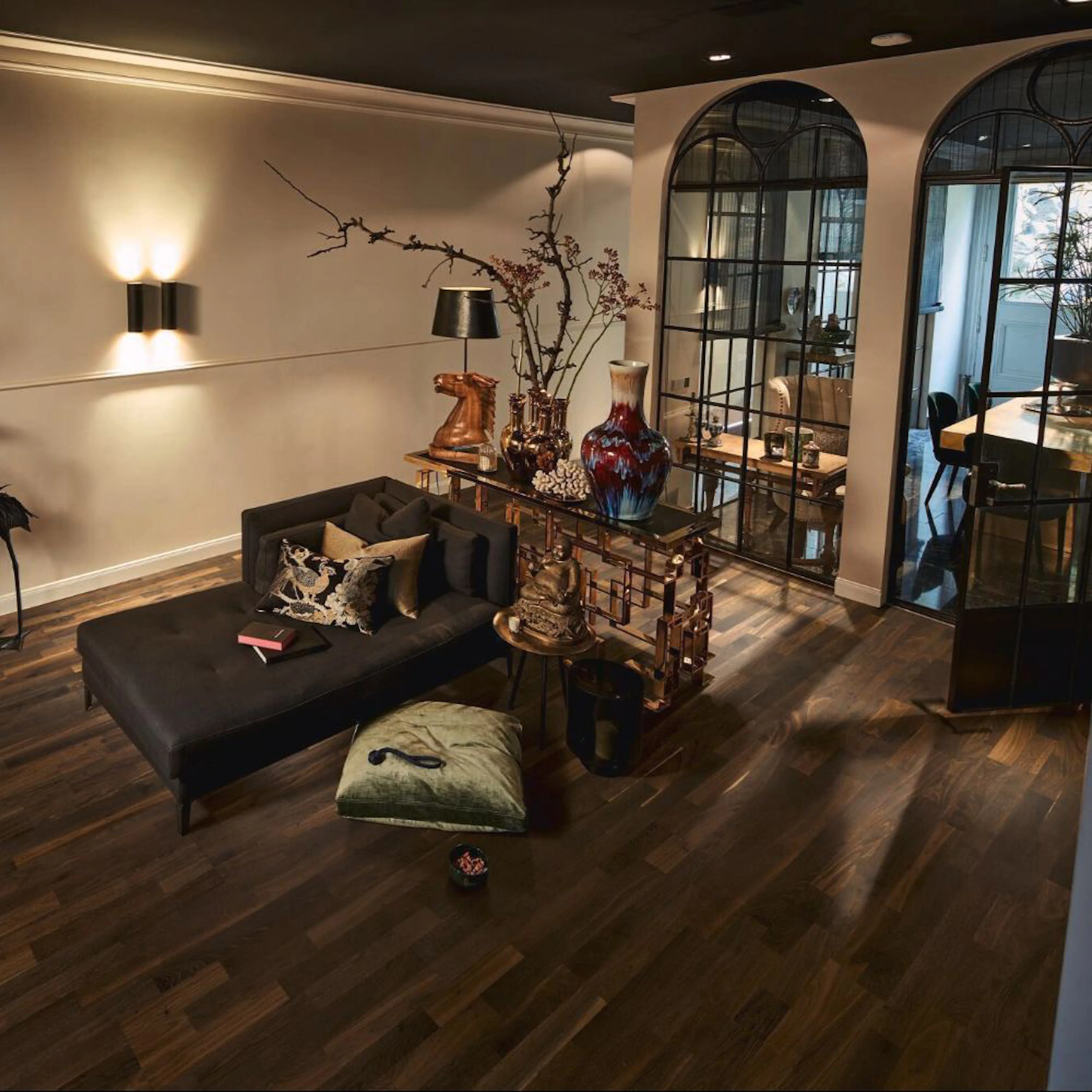 Parkettgolv MeisterParquet. longlife PC 200 Smoked oak lively 09034