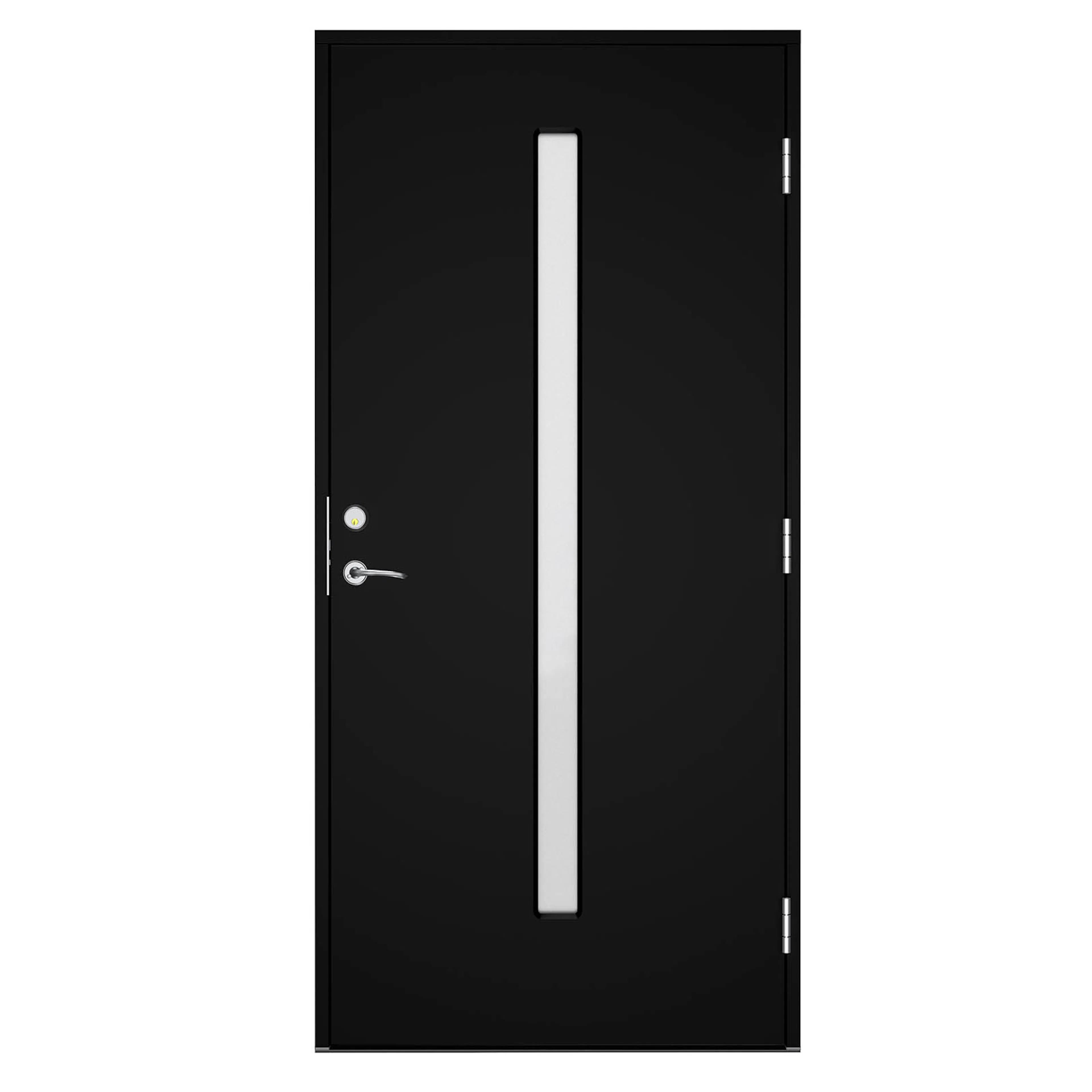 Ytterdør Swedoor Advance-Line Nordic RovaniemiNCS-S-9000-N (Svart) 10x21, Vänster
