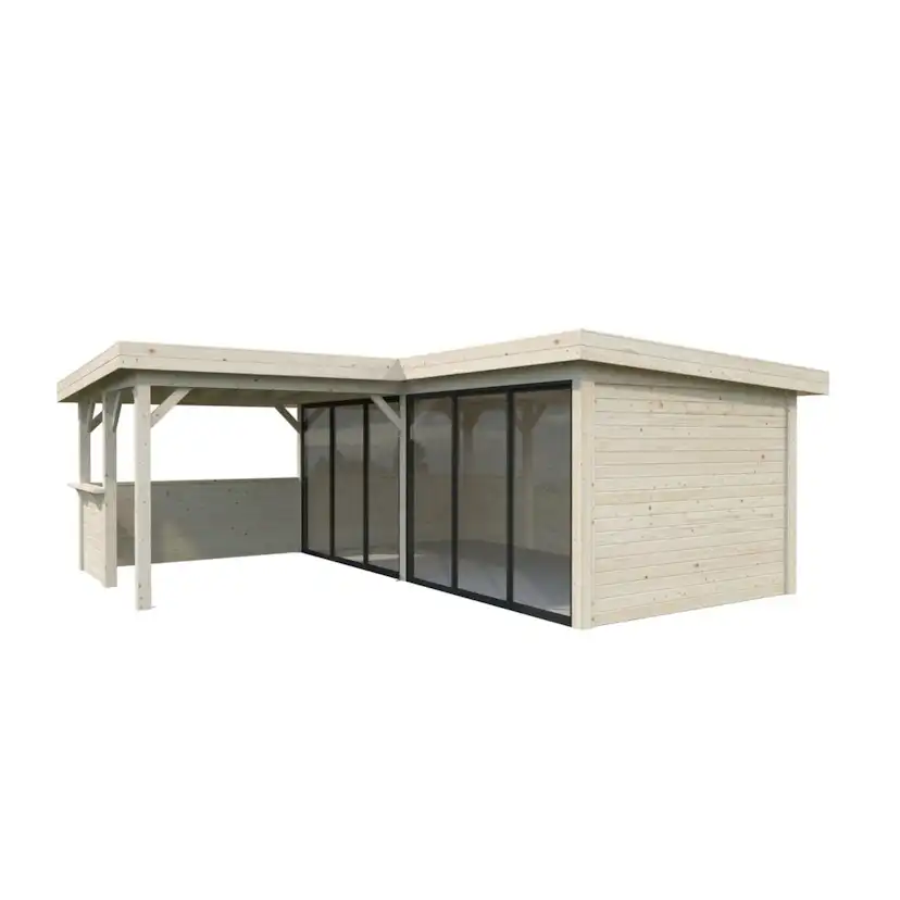 Hagestue Palmako Lenna 24,9 m2 Set 422 Slide