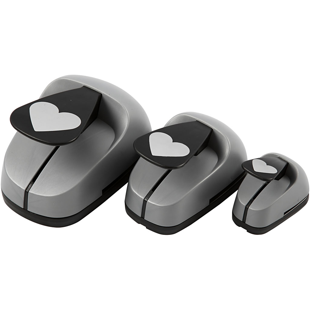 Stansejernsett Creativ Company Lag på Lag Hjerte 3-Pk